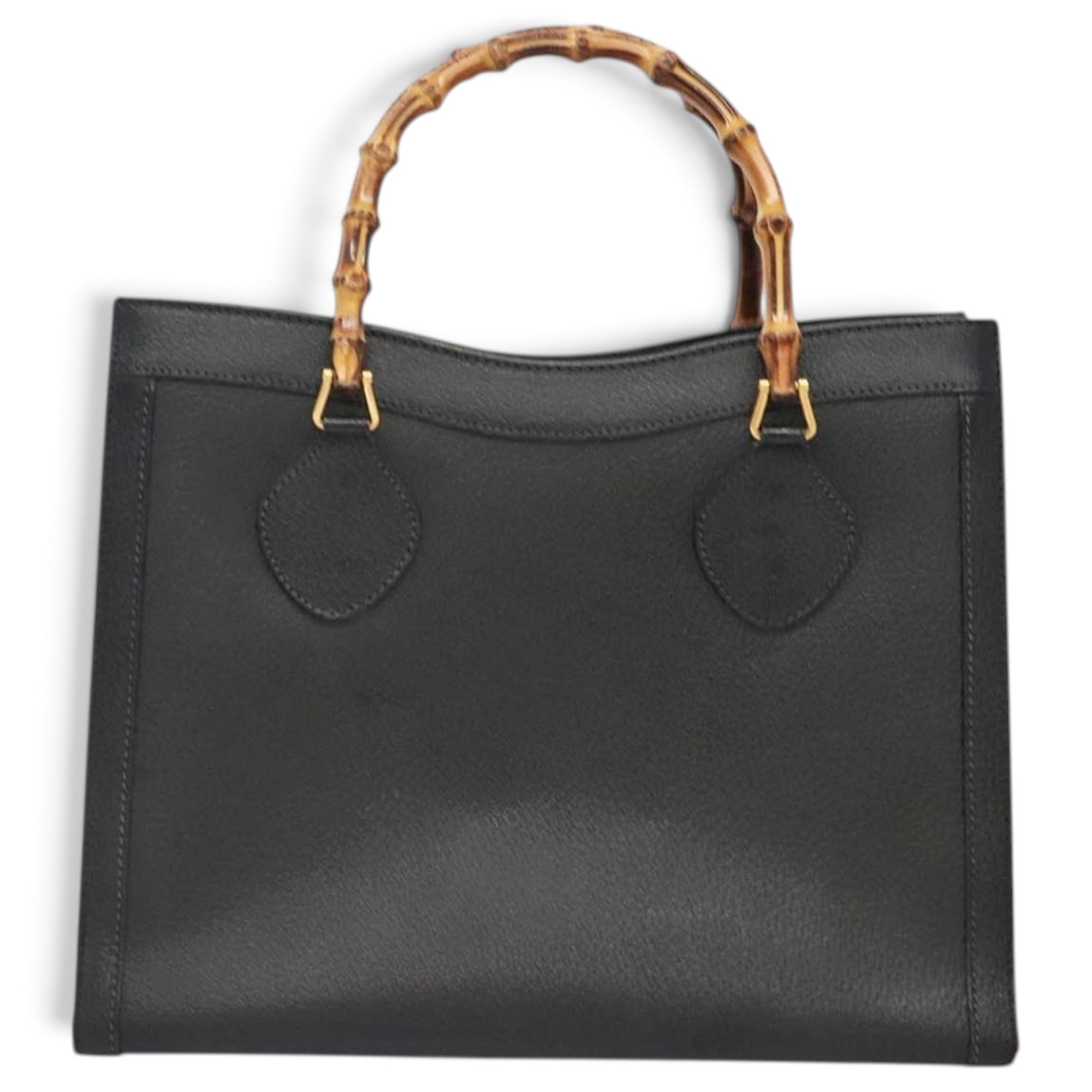 Bamboo leather handbag