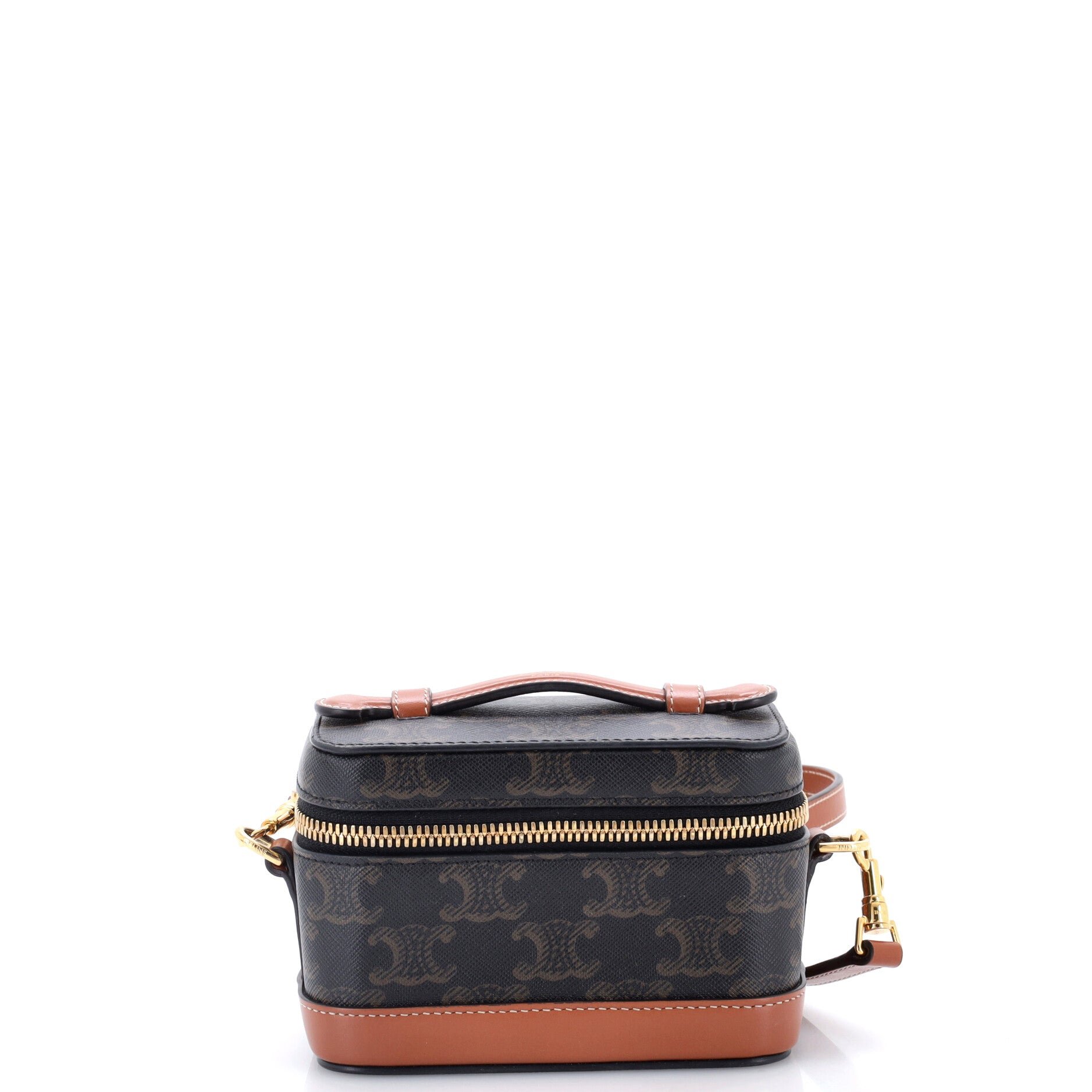 Top Handle Convertible Vanity Case Triomphe Coated Canvas Mini