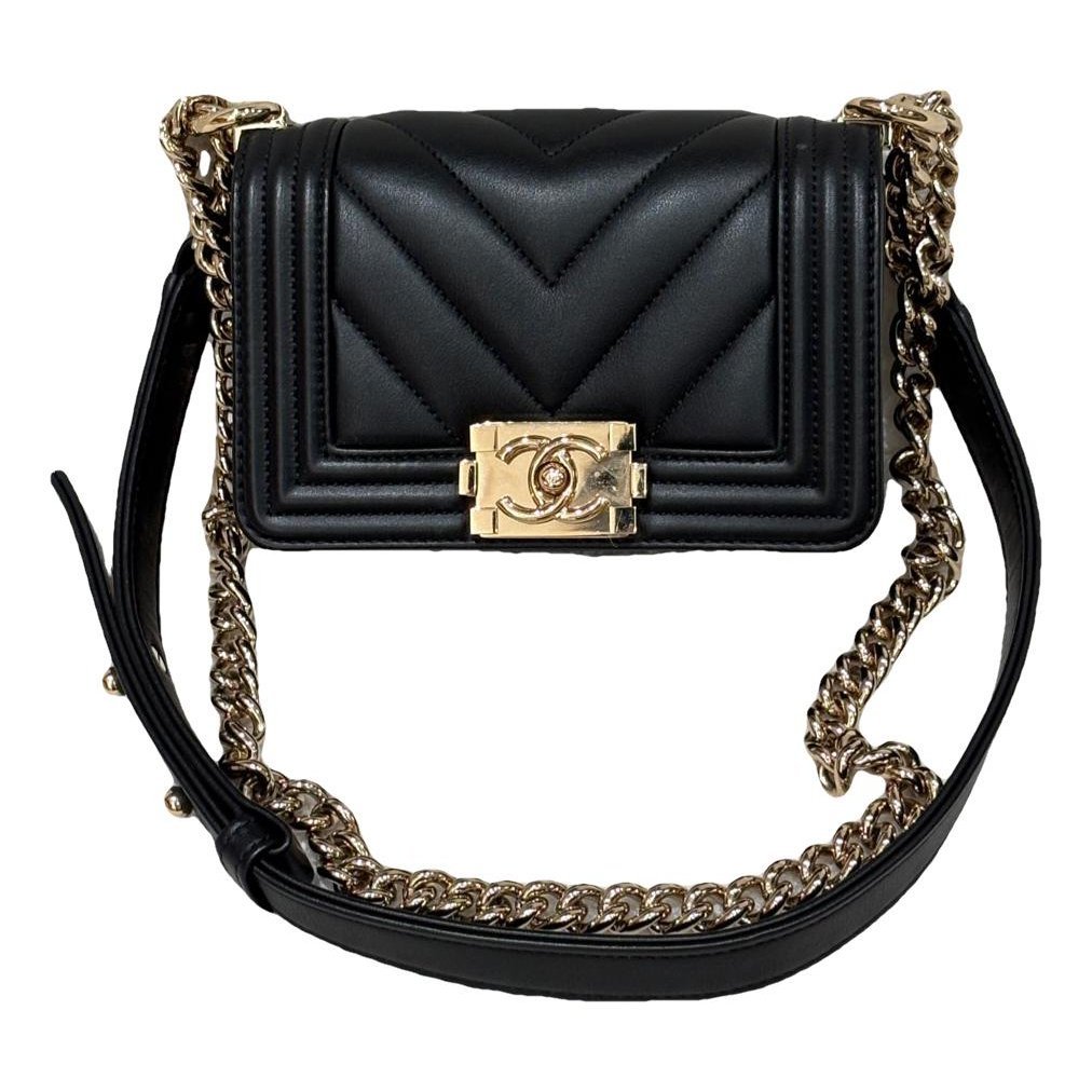 Boy leather crossbody bag