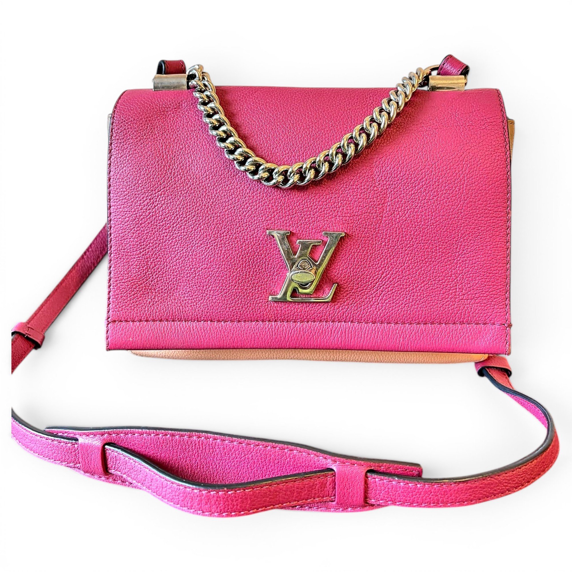 Lockme leather handbag