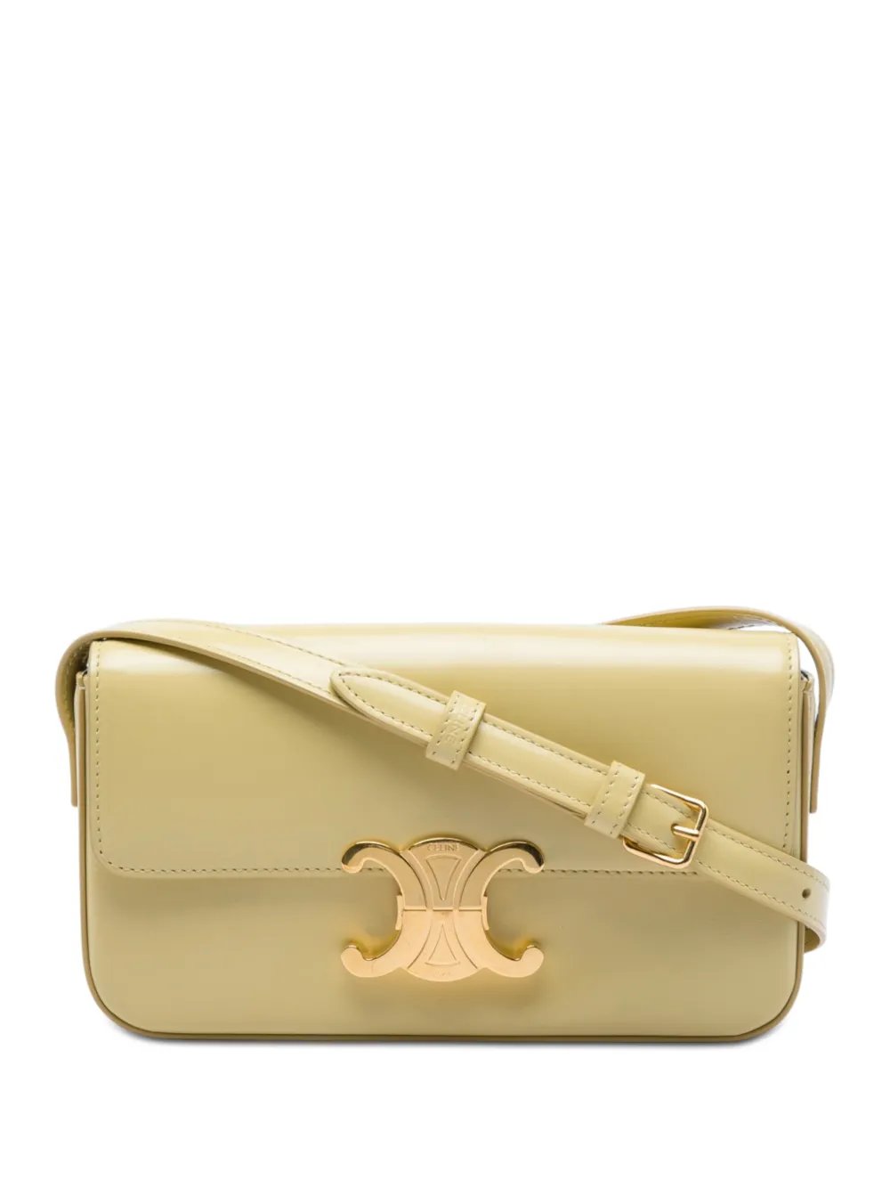 2021 Shiny Calfskin Triomphe Claude shoulder bag