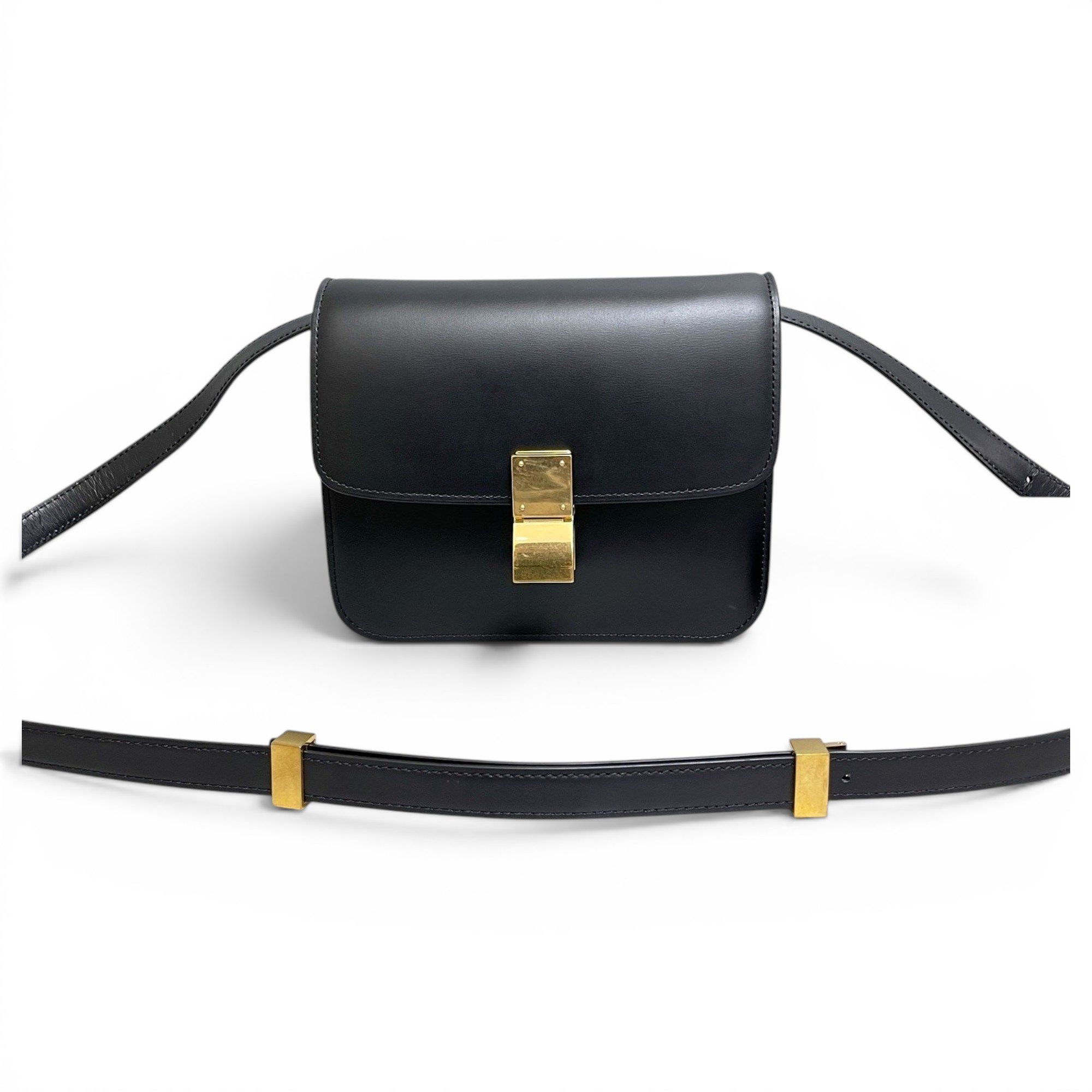 Classic leather handbag