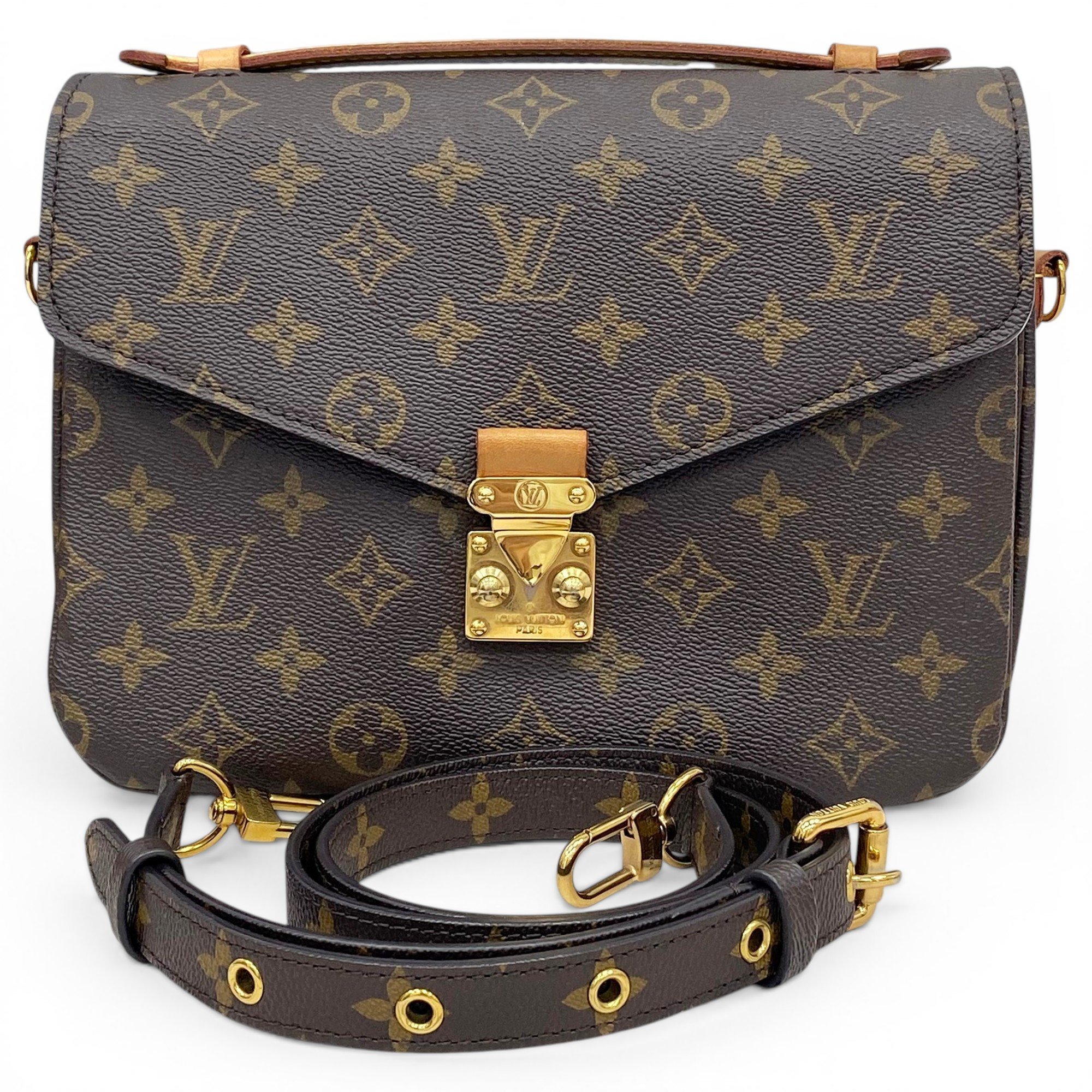 Metis leather handbag
