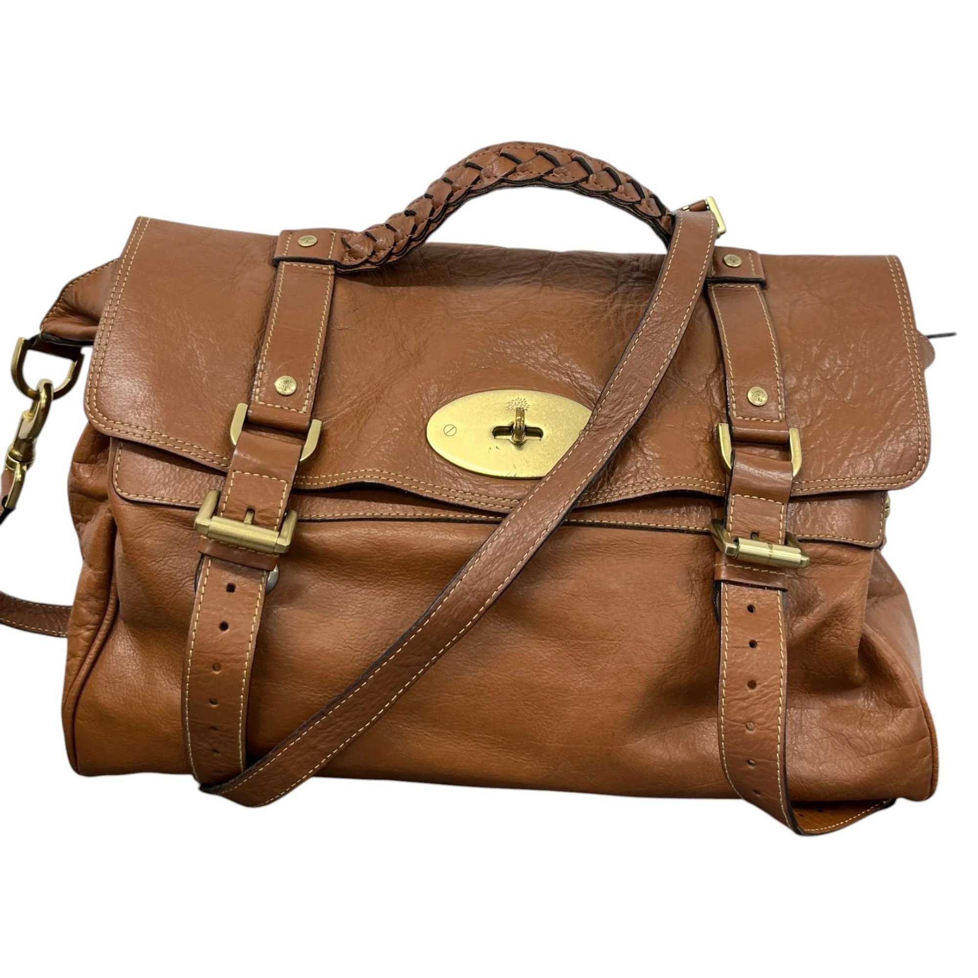 Leather handbag