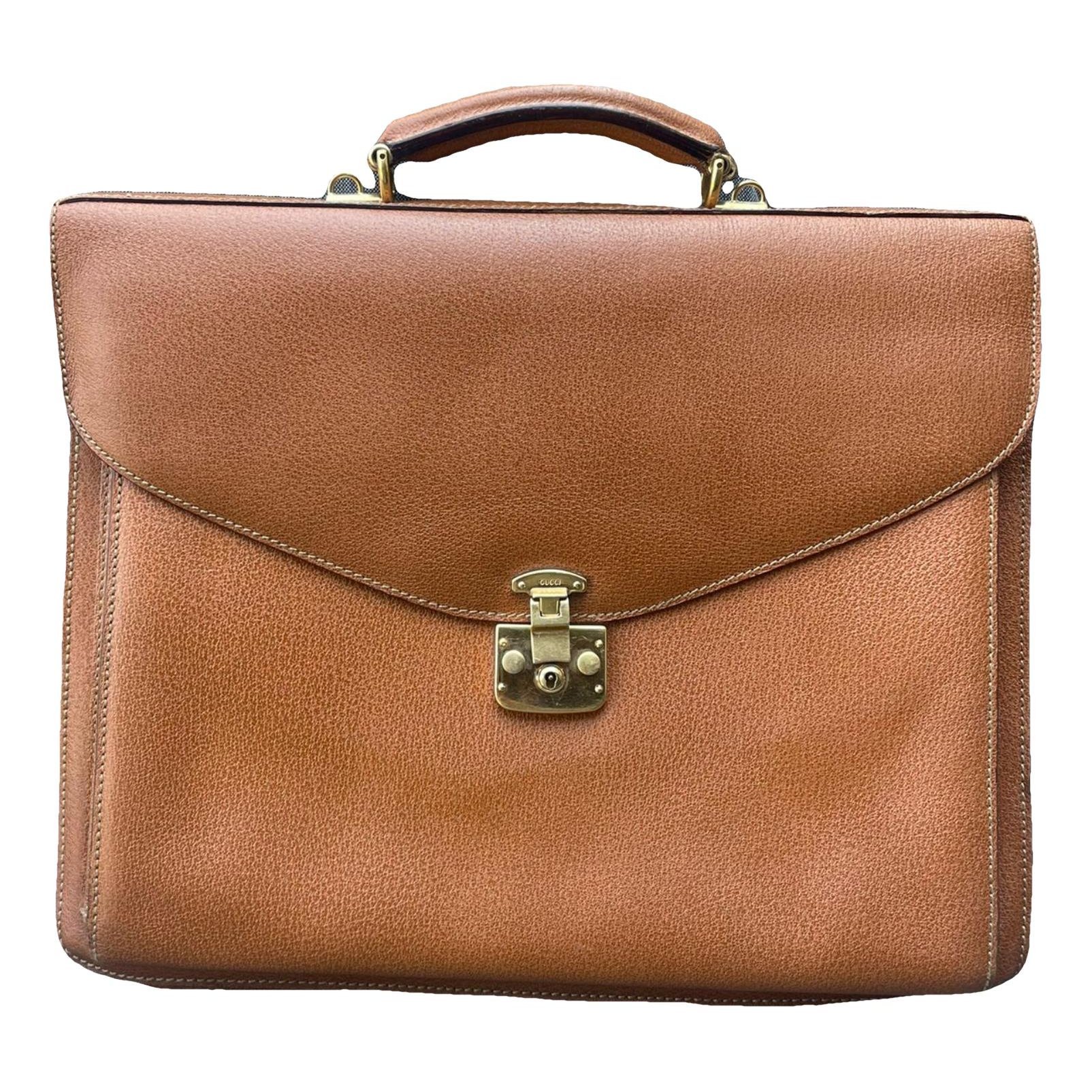 Lady Lock leather satchel