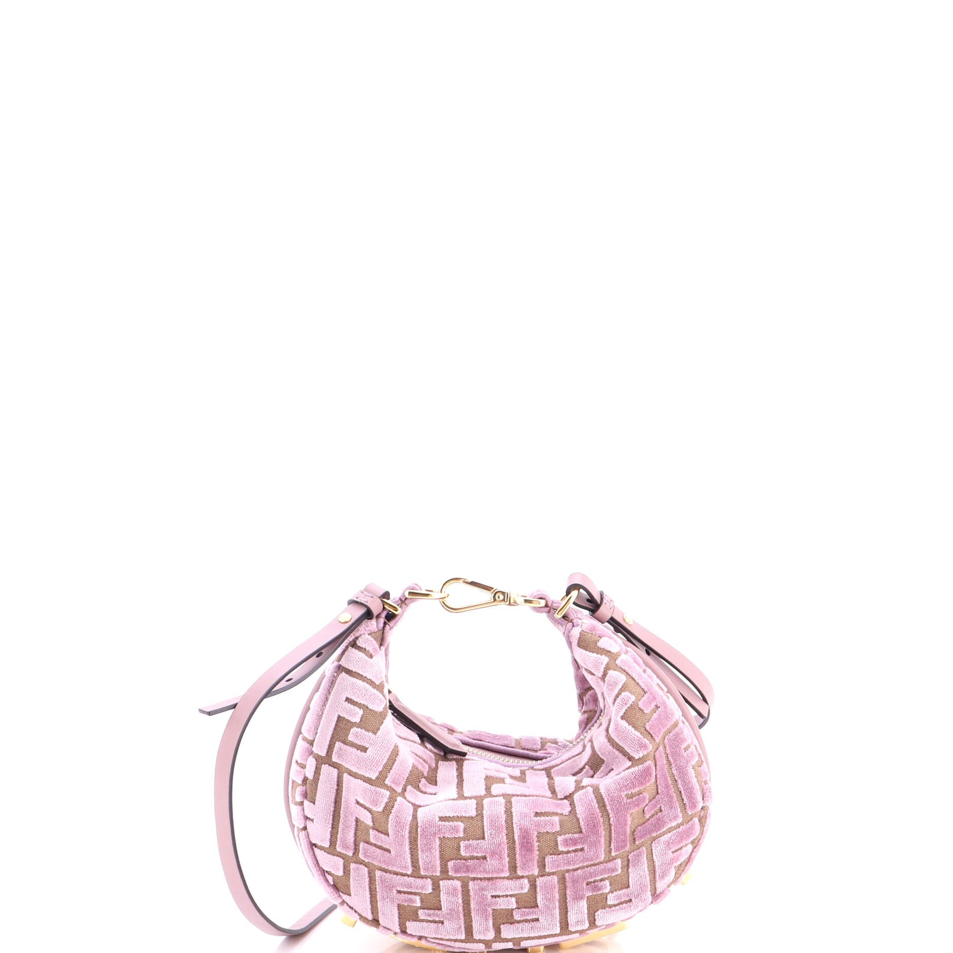 Fendigraphy Bag Zucca Jacquard Velvet Mini