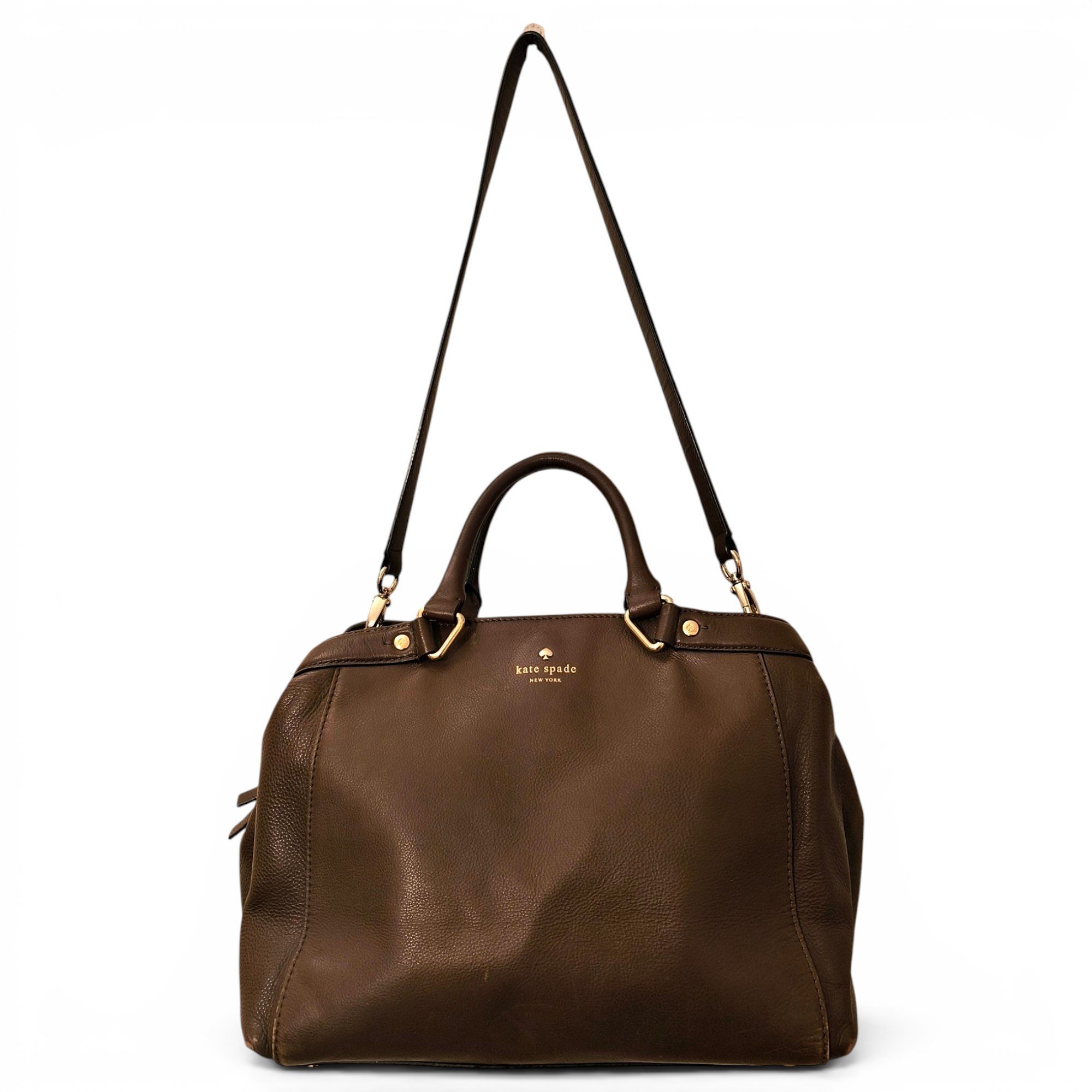 Leather satchel
