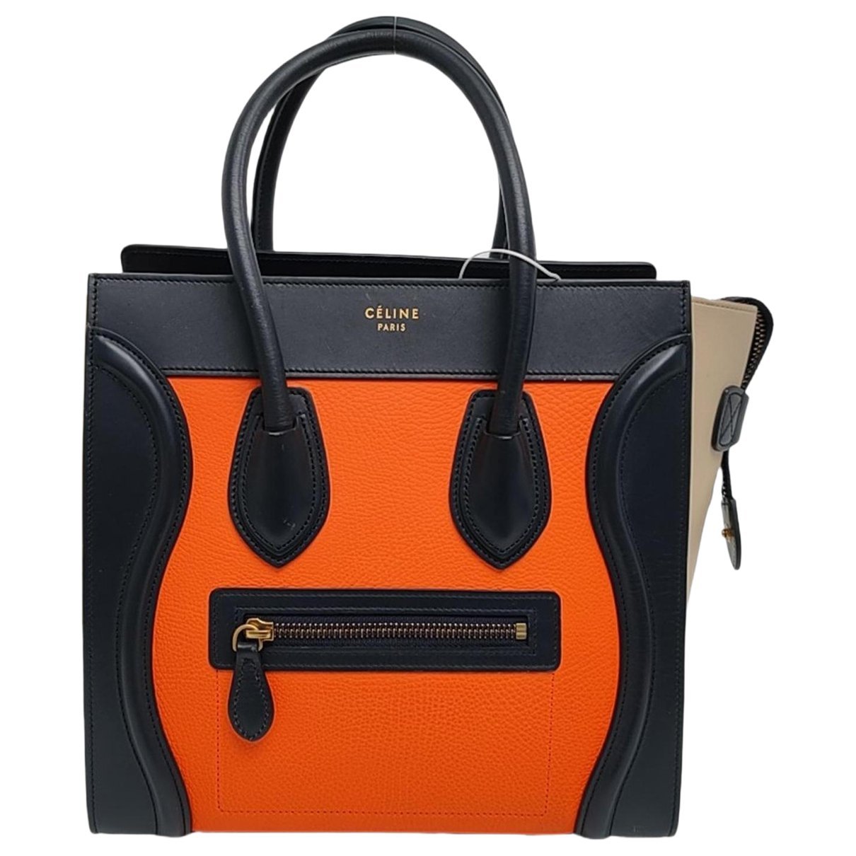 Luggage leather tote