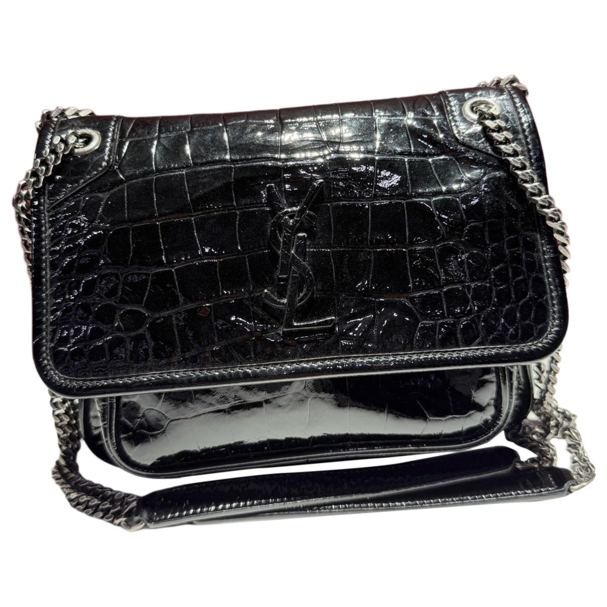 Niki patent leather handbag