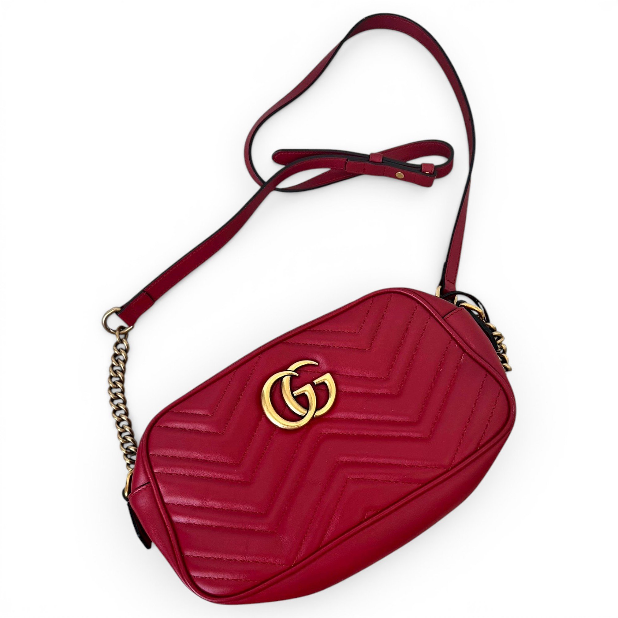 Marmont leather clutch bag