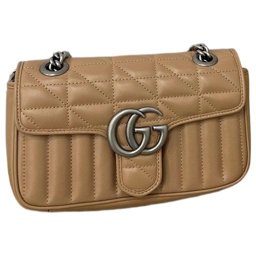 GG Marmont Flap leather handbag