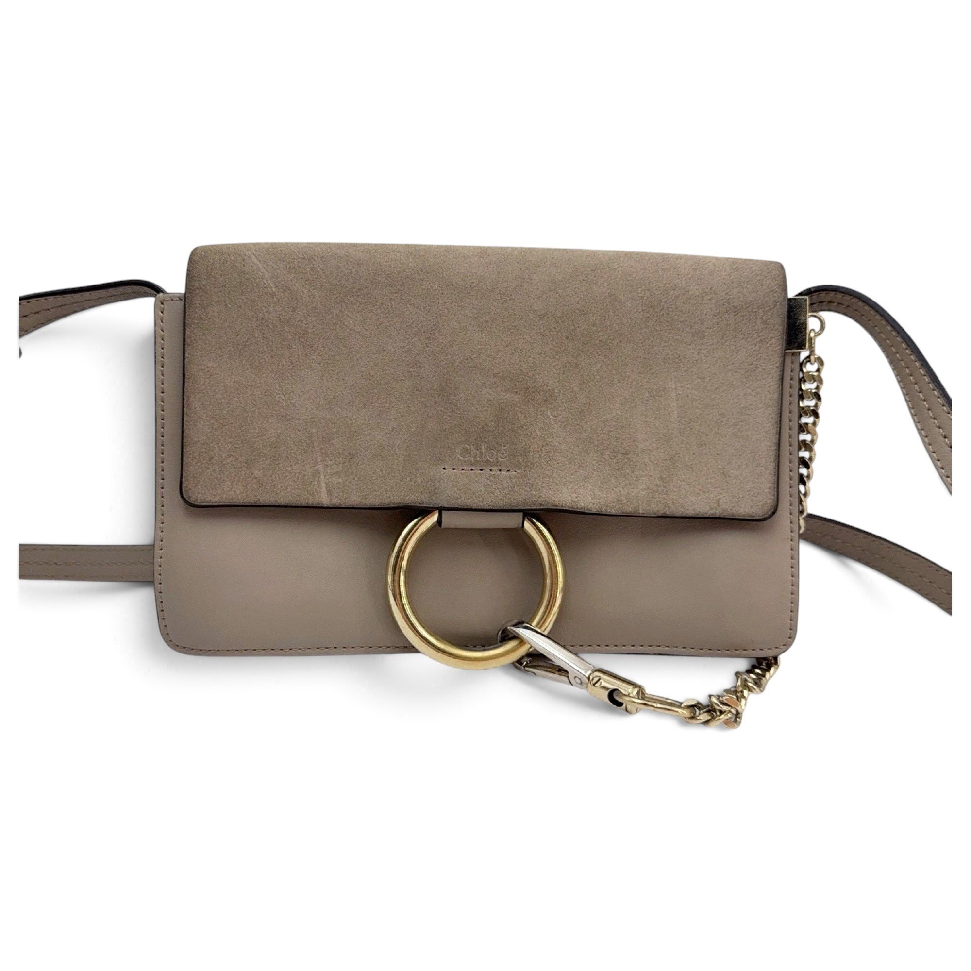 Faye leather crossbody bag