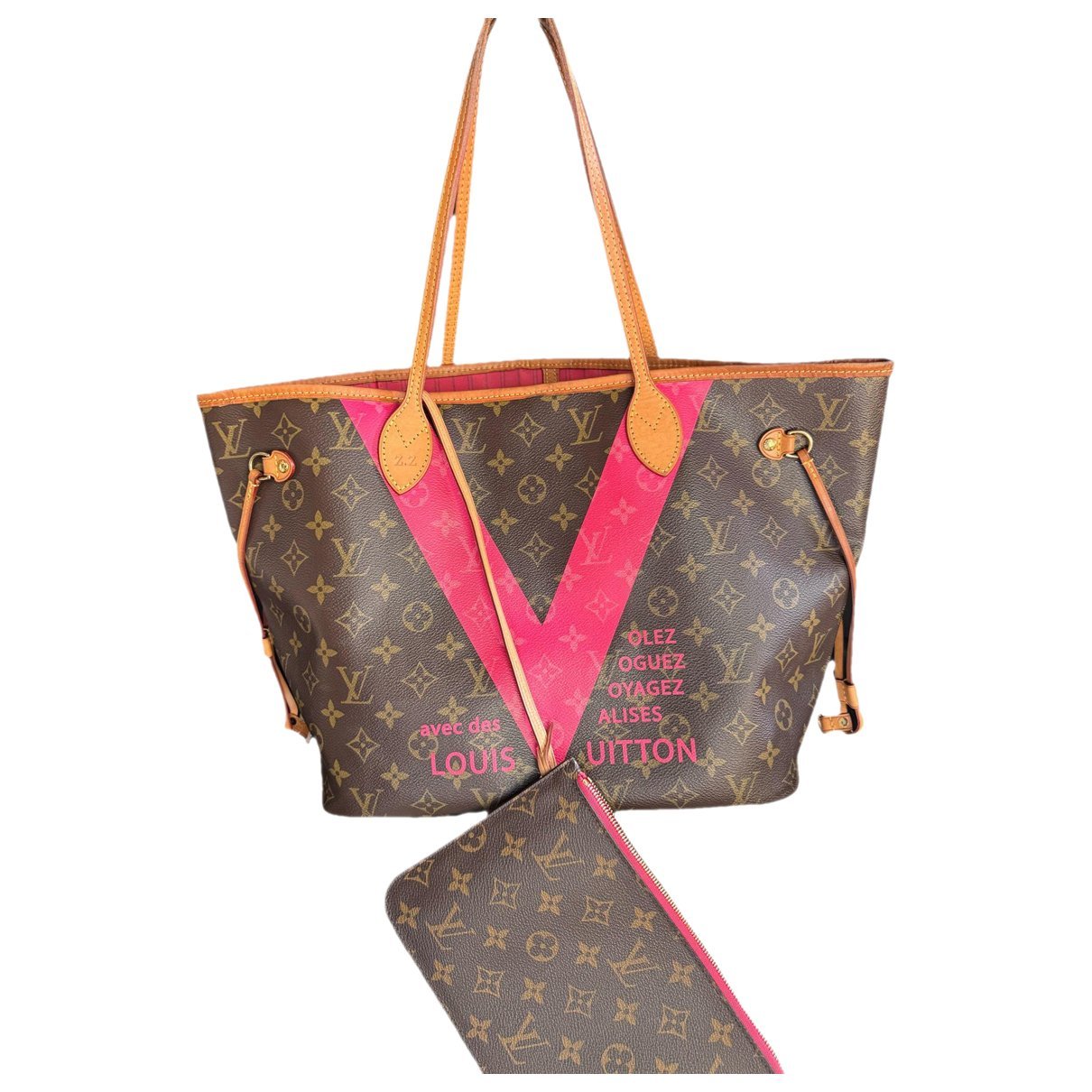 Neverfull leather tote