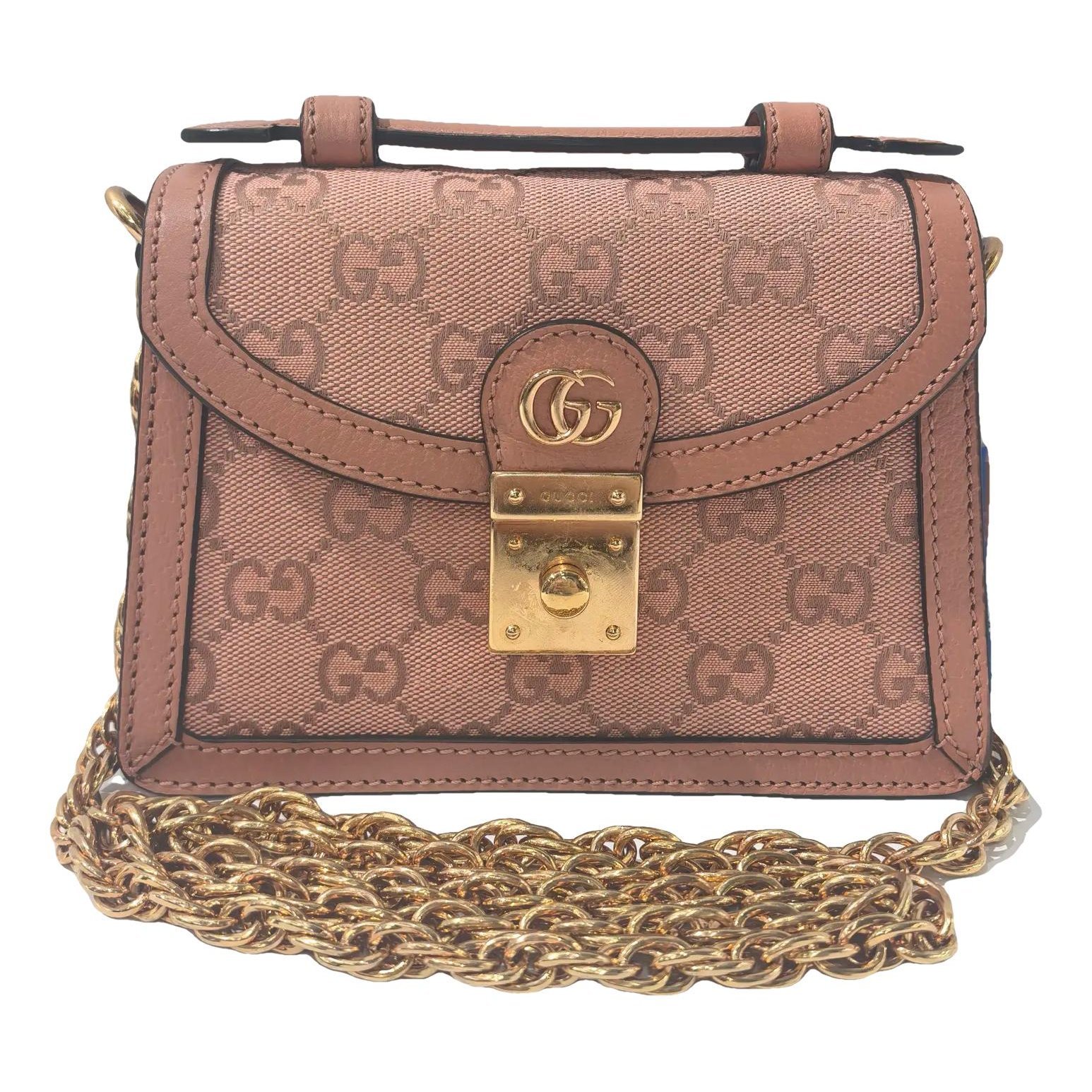 Ophidia Flap Top Handle cloth handbag