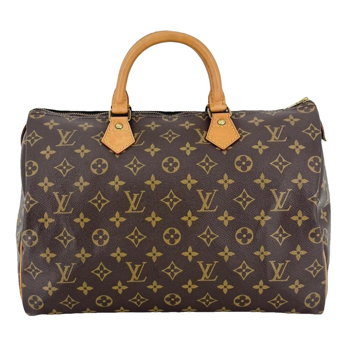 Speedy leather handbag