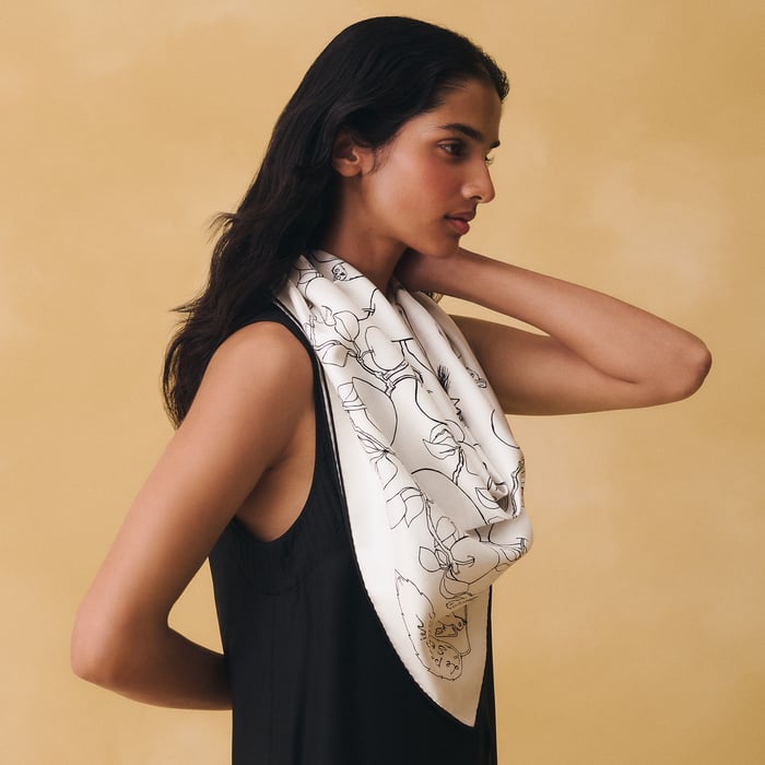 Le Pommier Sellier Scarf 90