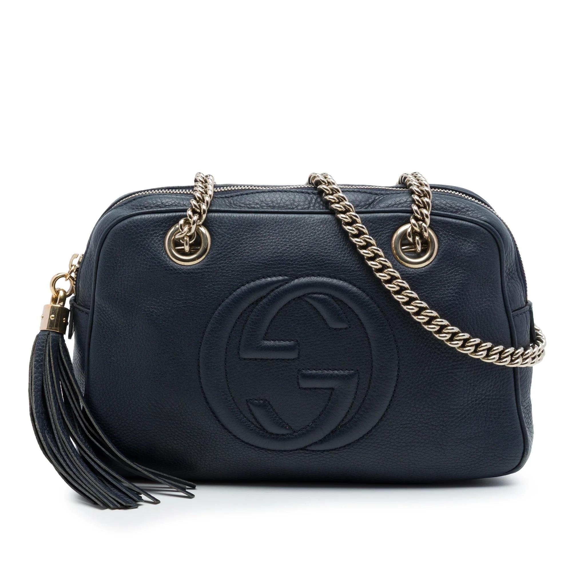Soho Chain pony-style calfskin handbag