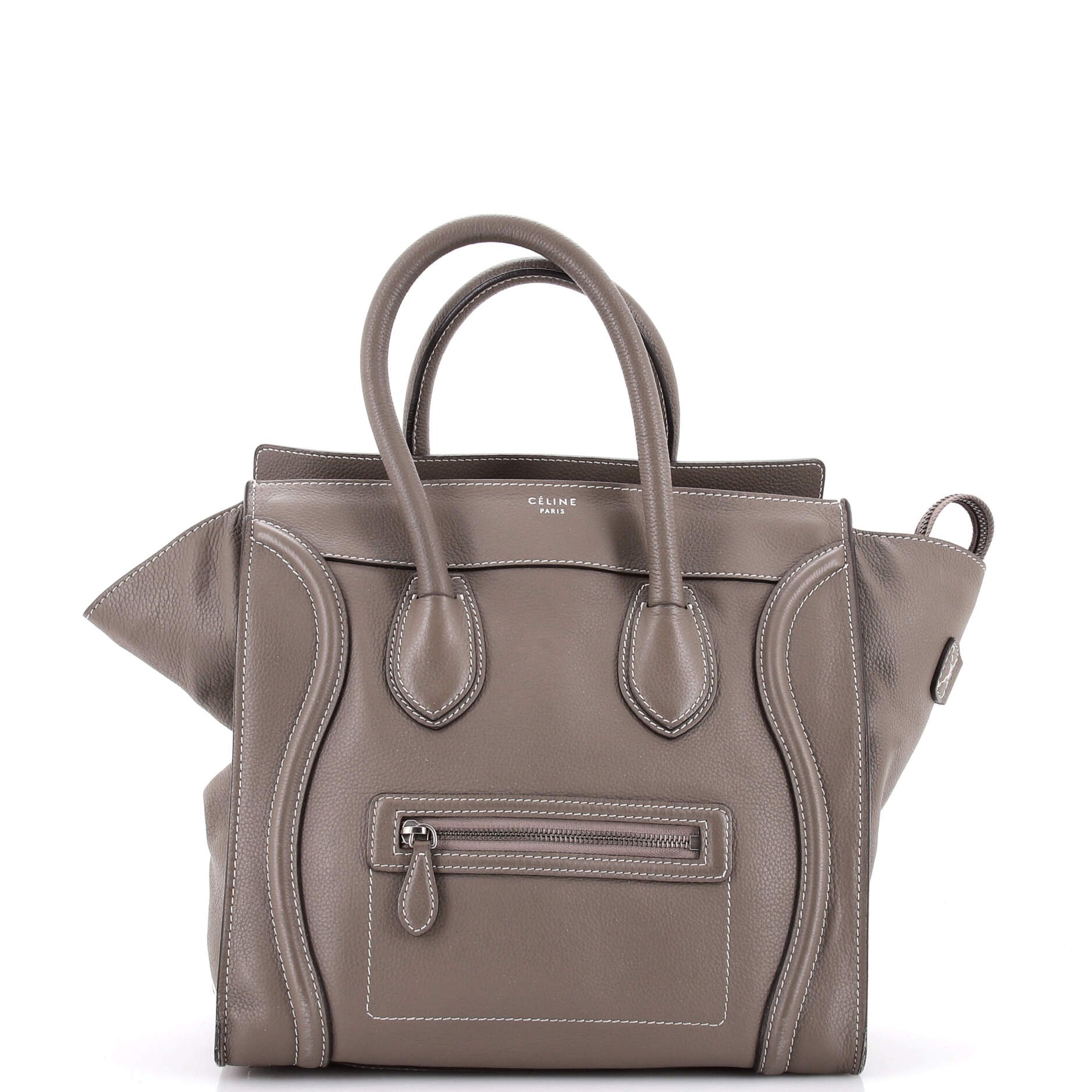 Luggage Bag Grainy Leather Mini