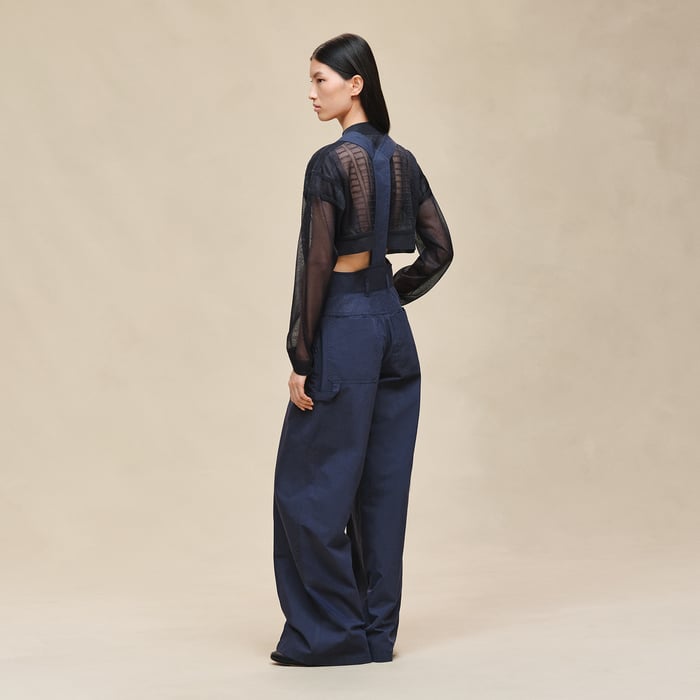 Bleu Outremer Overalls Pants