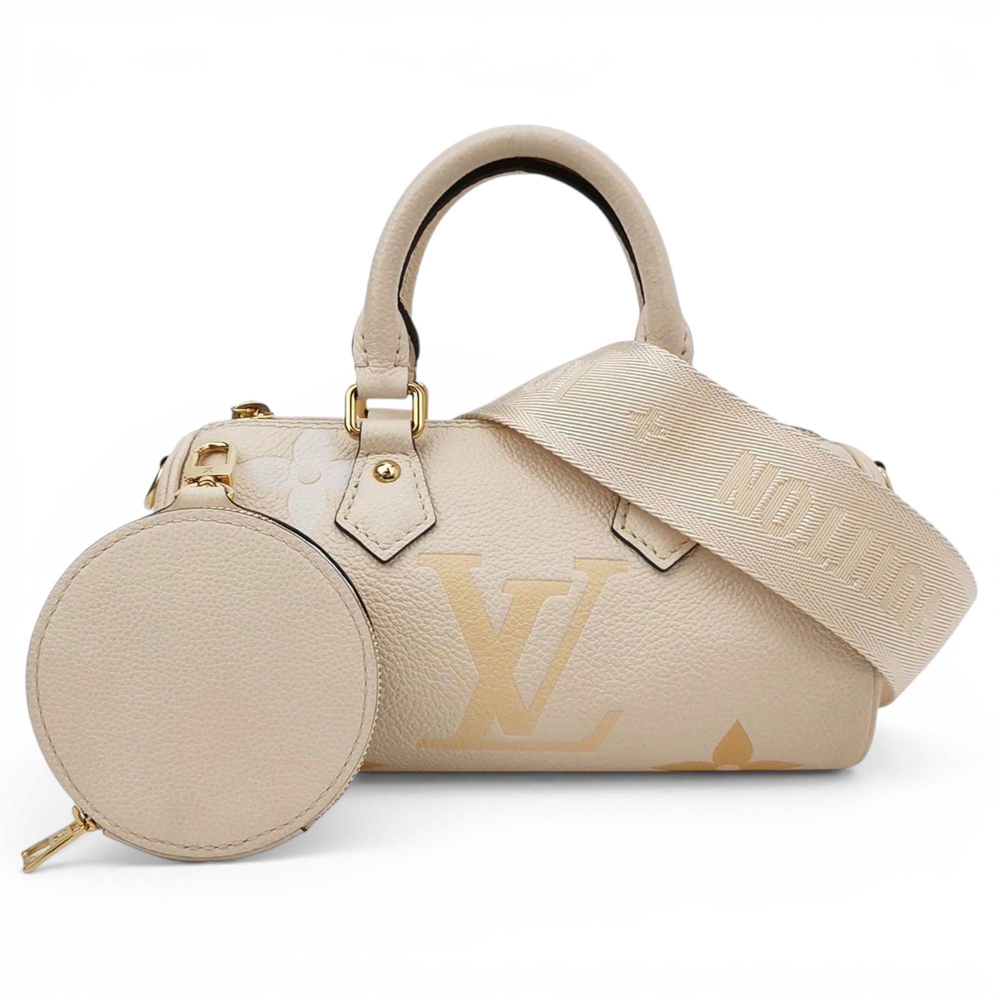 Papillon BB leather handbag