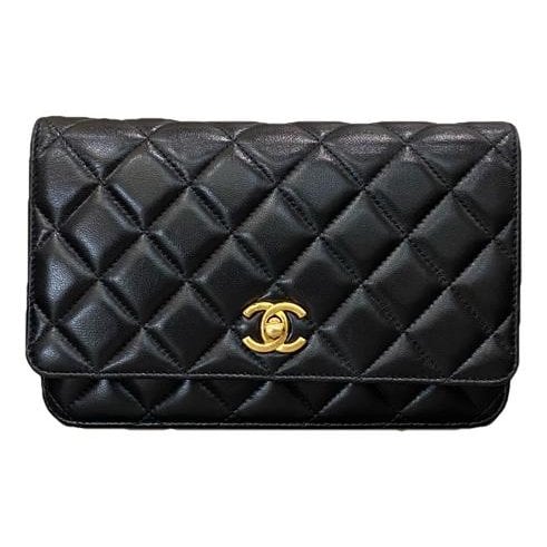 Wallet On Chain Timeless/Classique leather handbag