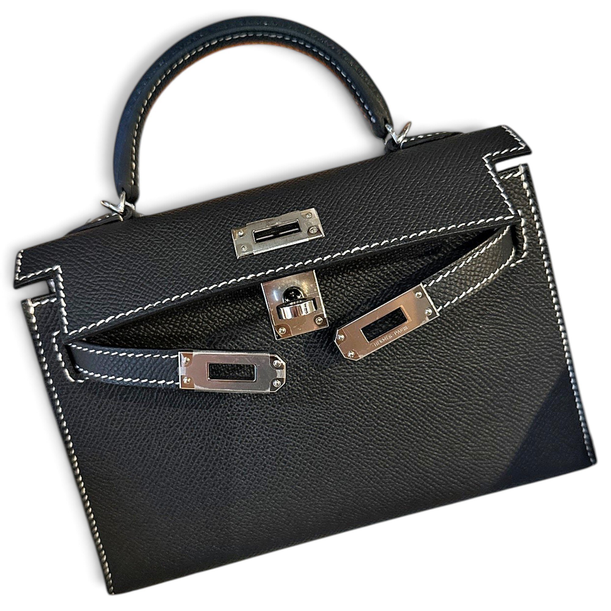 Kelly Mini leather handbag