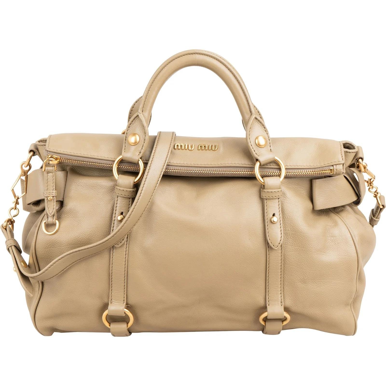 Vitello leather handbag