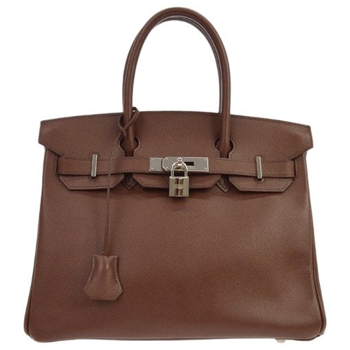 Birkin 35 leather handbag