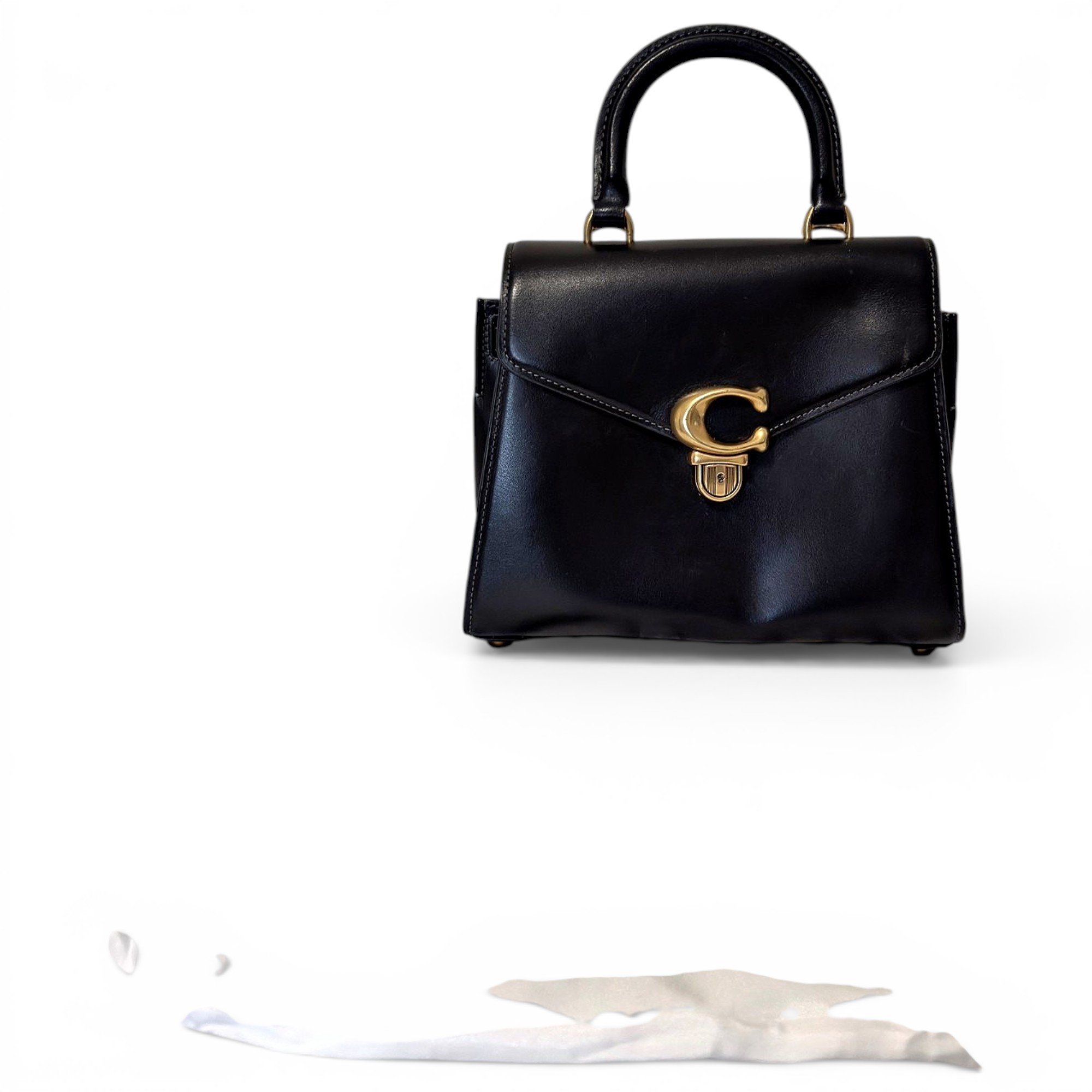 Leather satchel
