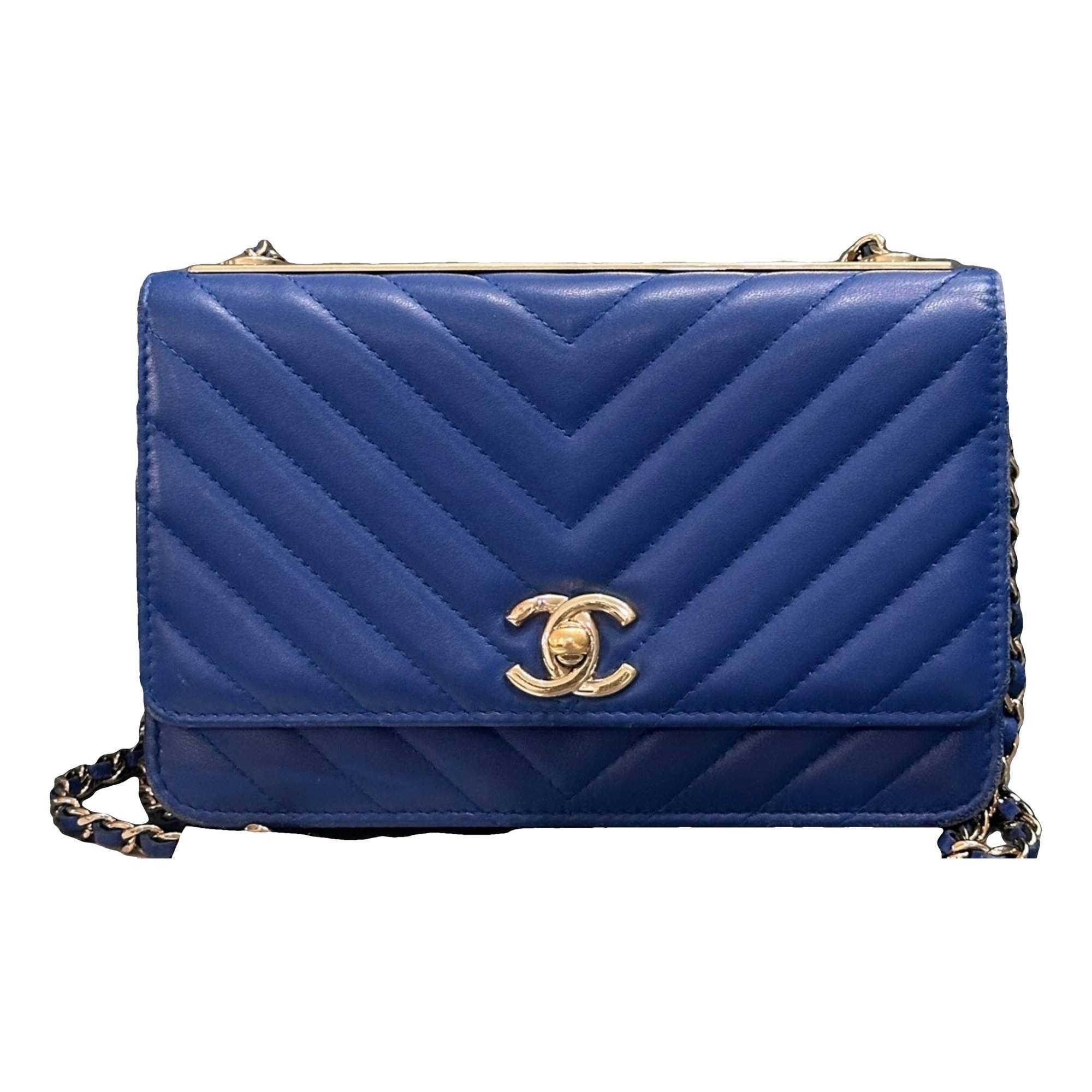 Trendy CC Wallet on Chain leather crossbody bag