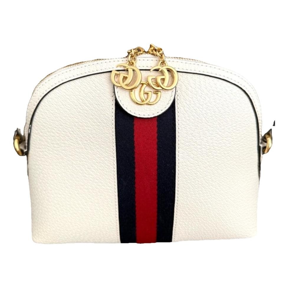 Ophidia Dome leather crossbody bag