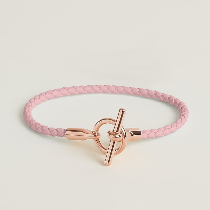 Rose Sakura レザーブレスレット 《グレナン》