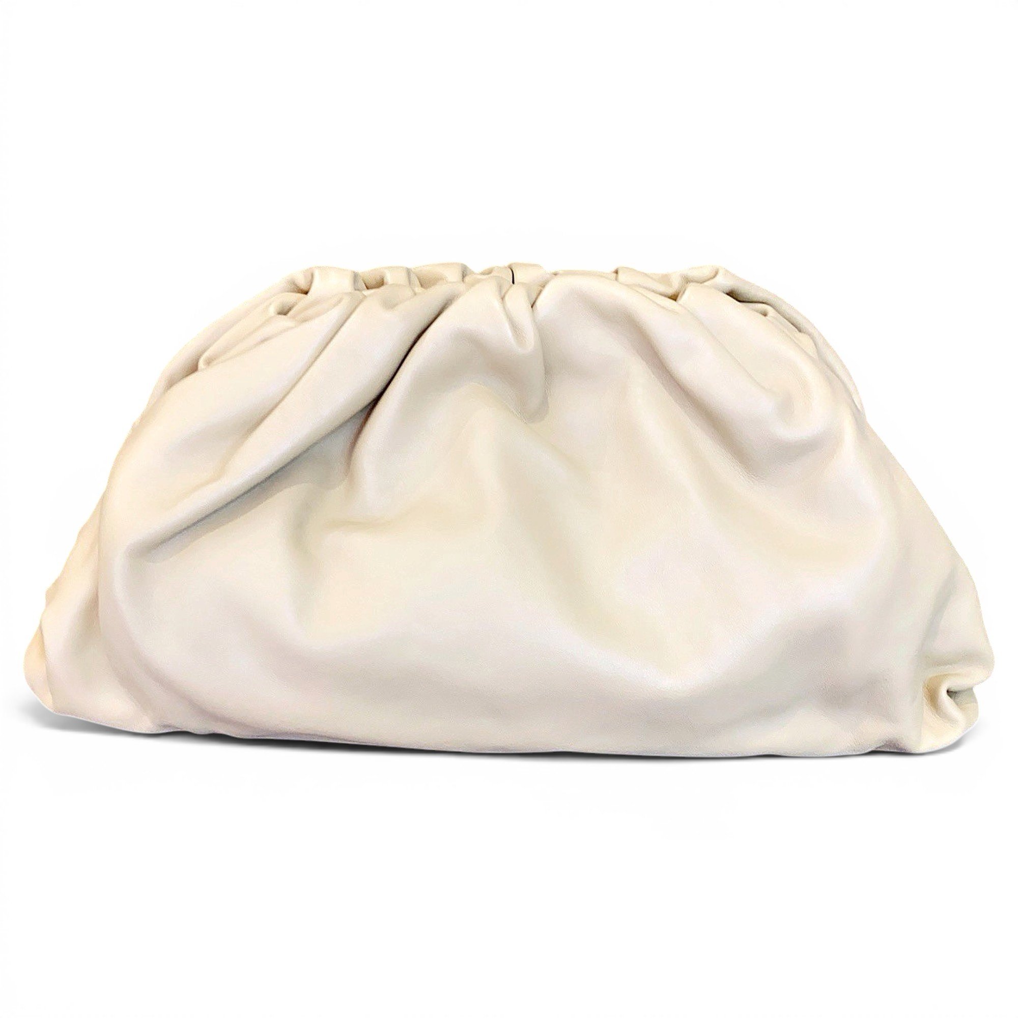 Pouch leather clutch bag