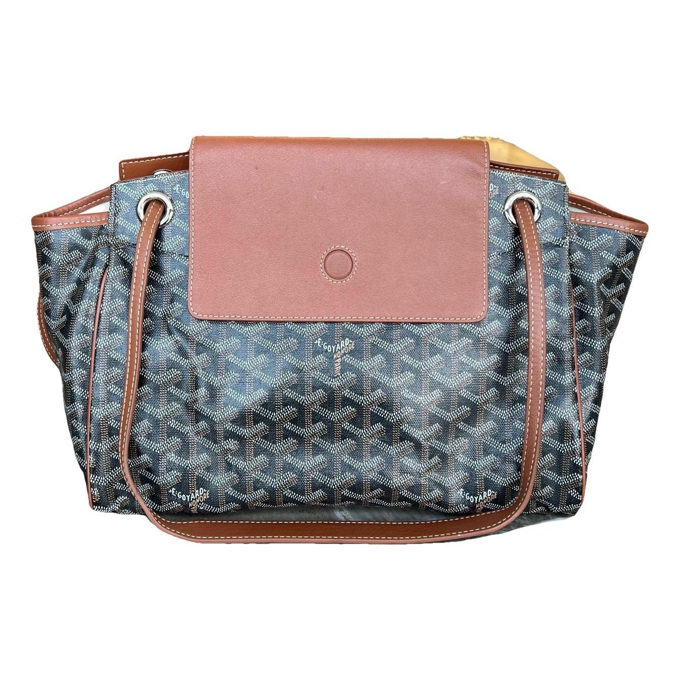 Rouette leather handbag