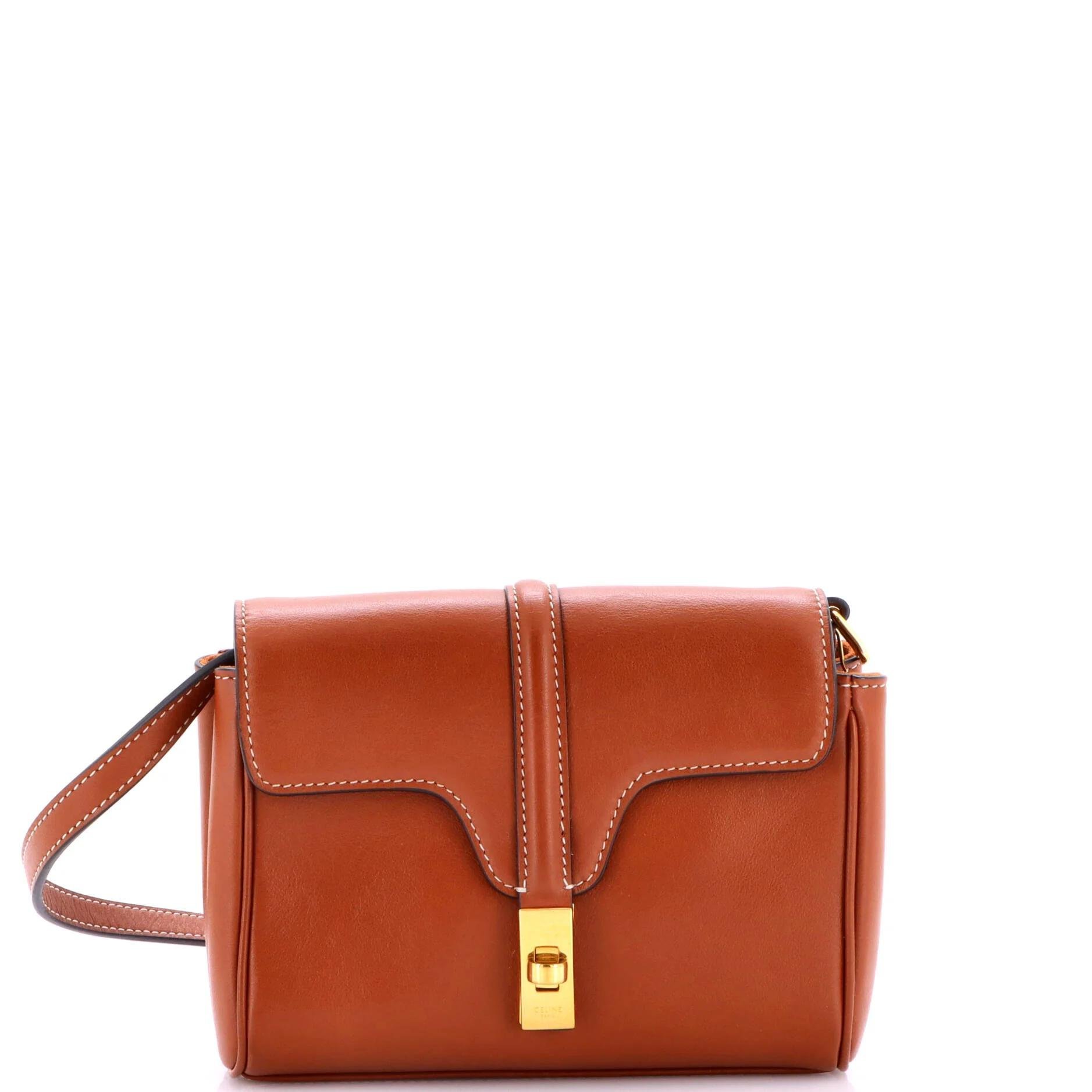 Leather crossbody bag