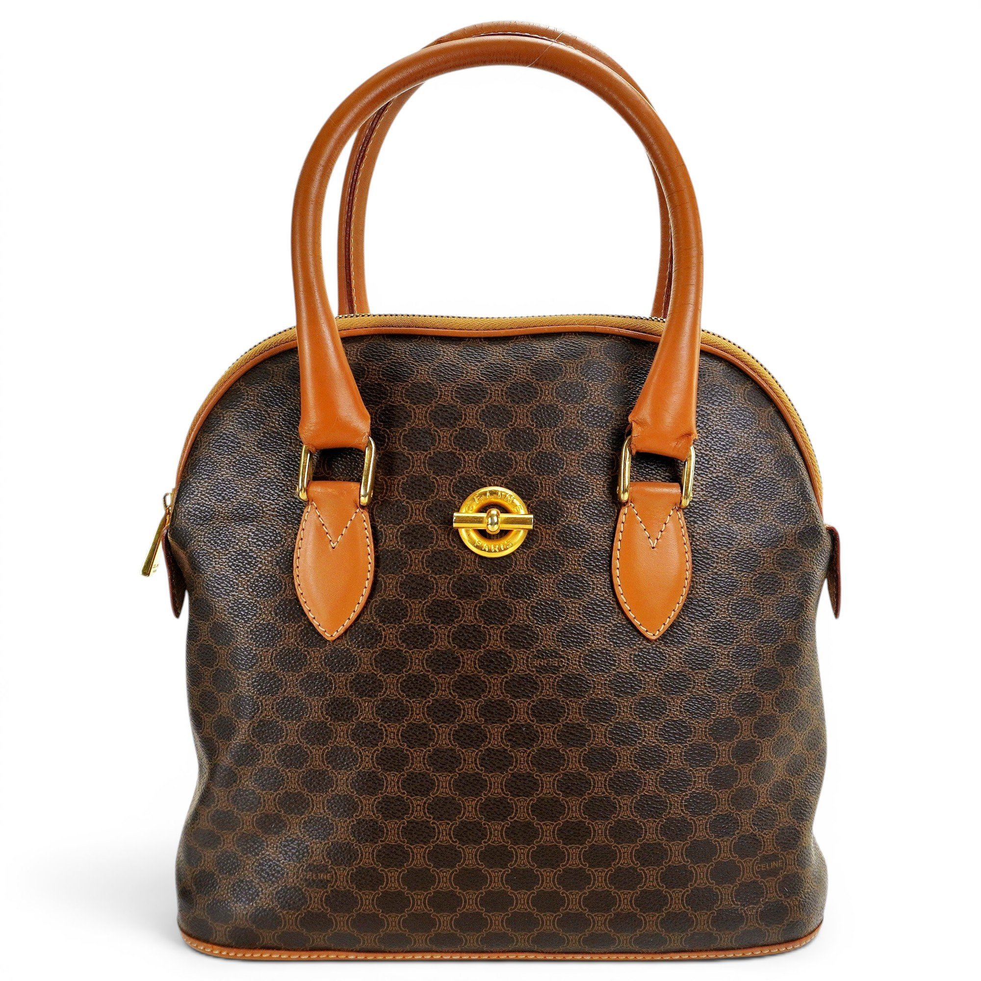Triomphe leather handbag