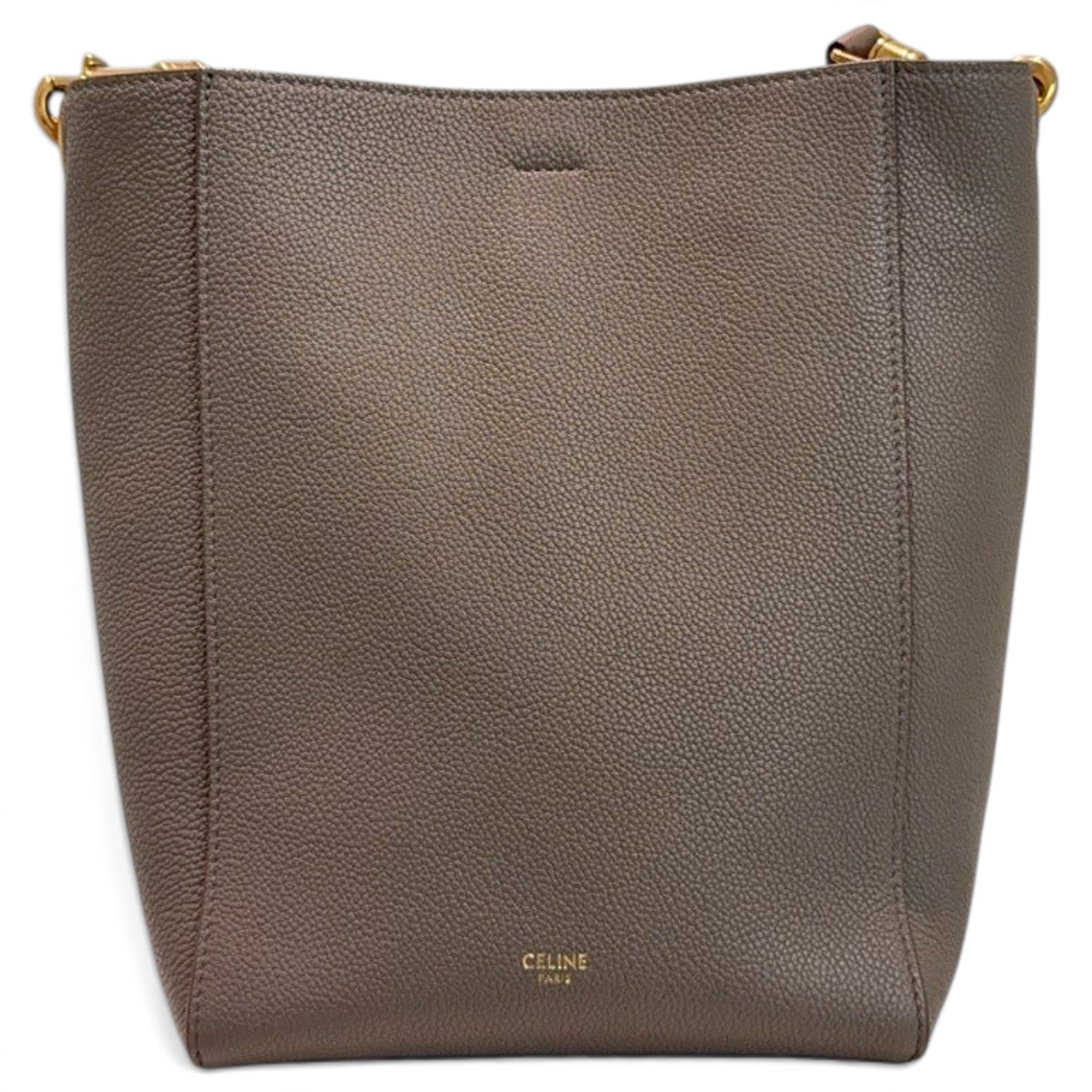 Seau Sangle leather handbag