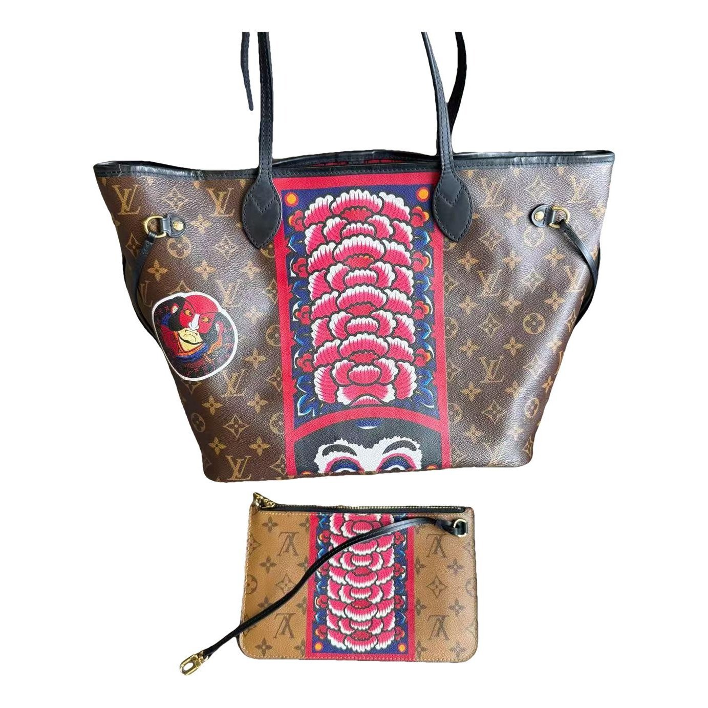 Neverfull leather handbag