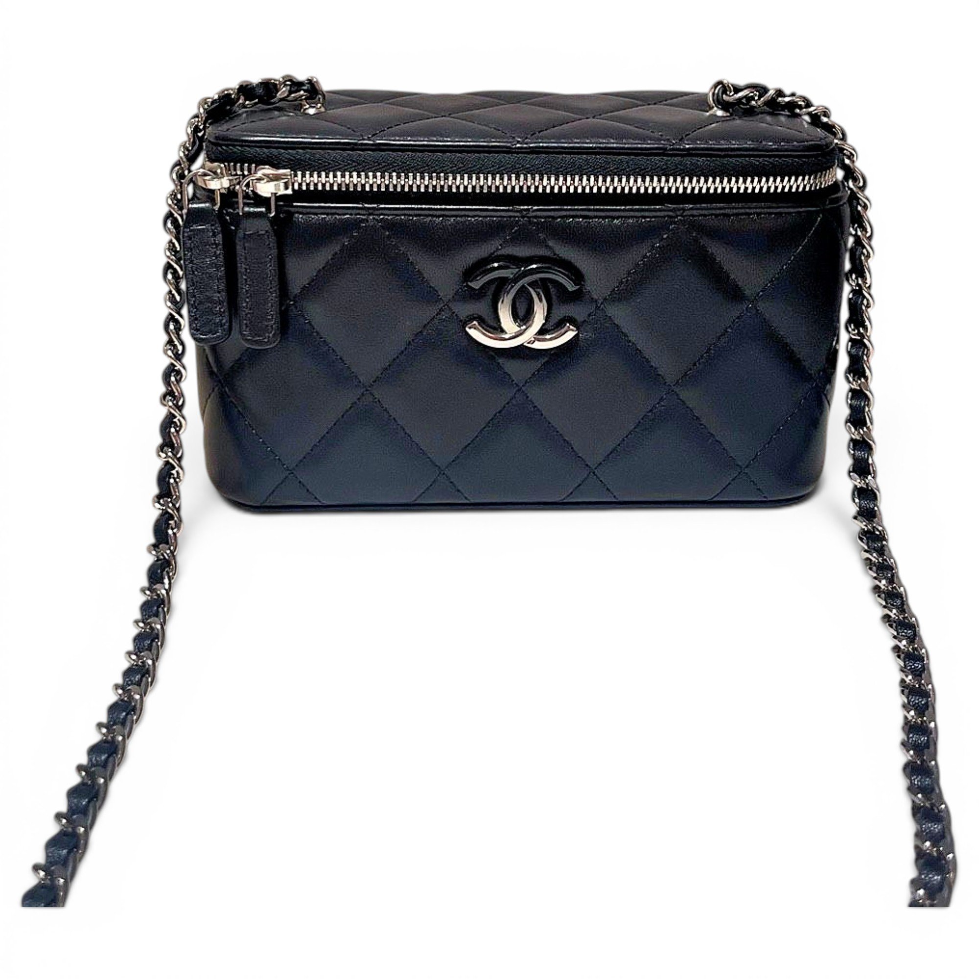 Trendy CC Vanity leather handbag