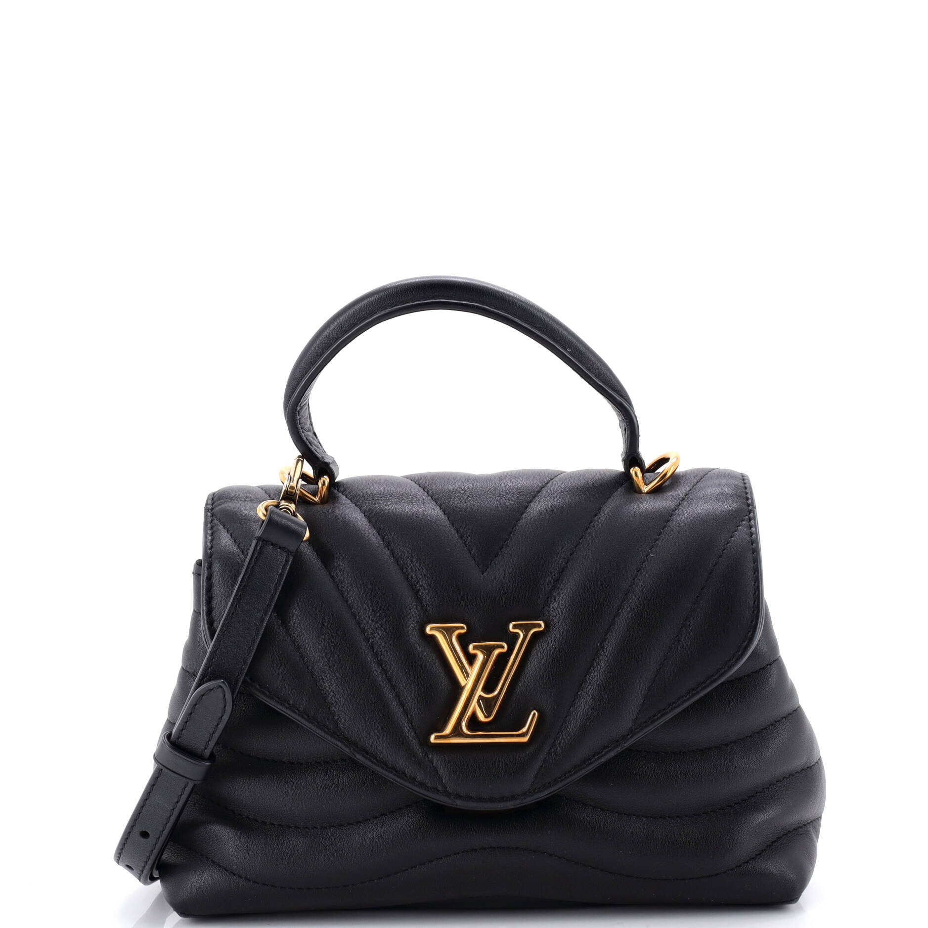 Louis Vuitton New Wave Hold Me Top Handle Bag Quilted Leather
