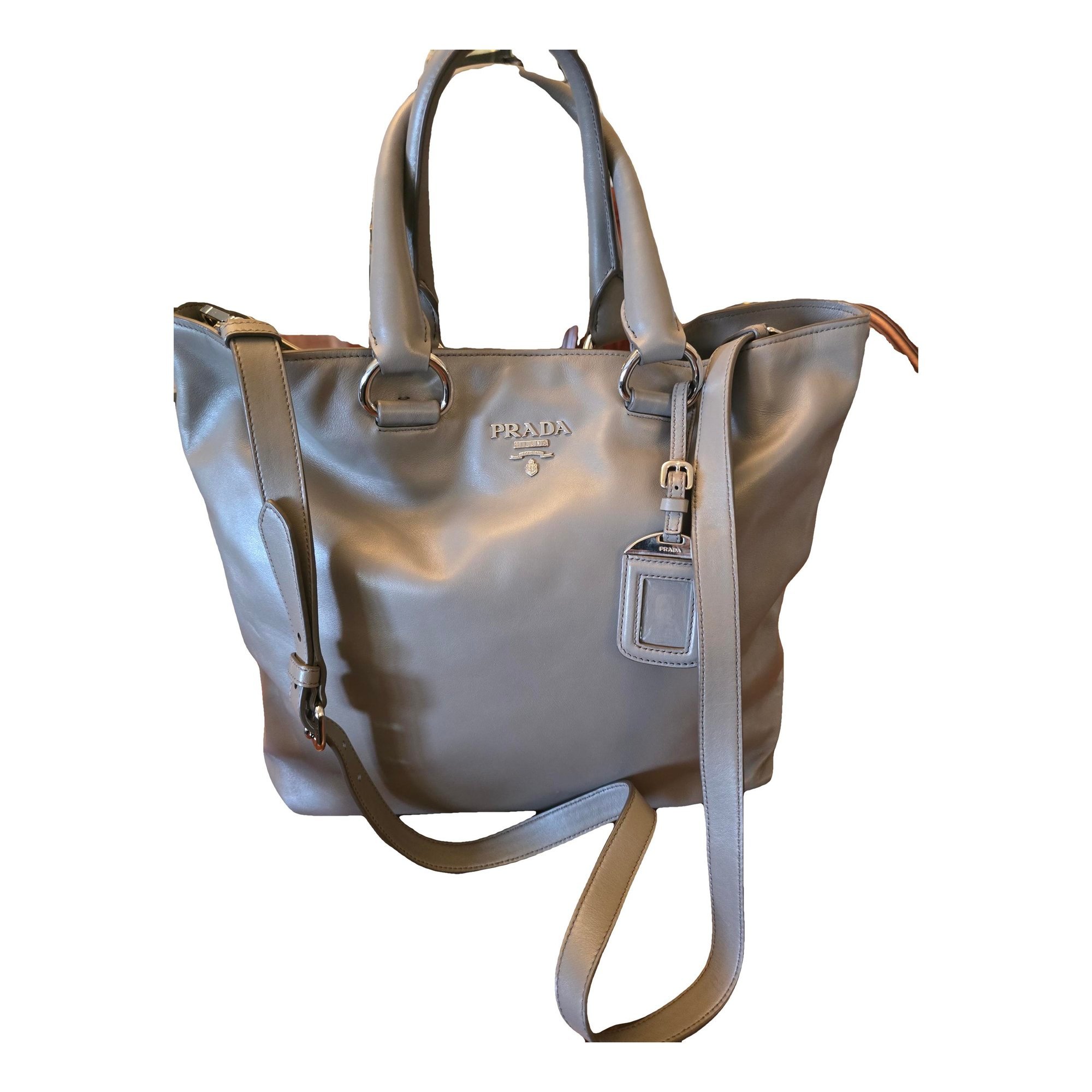 Leather tote