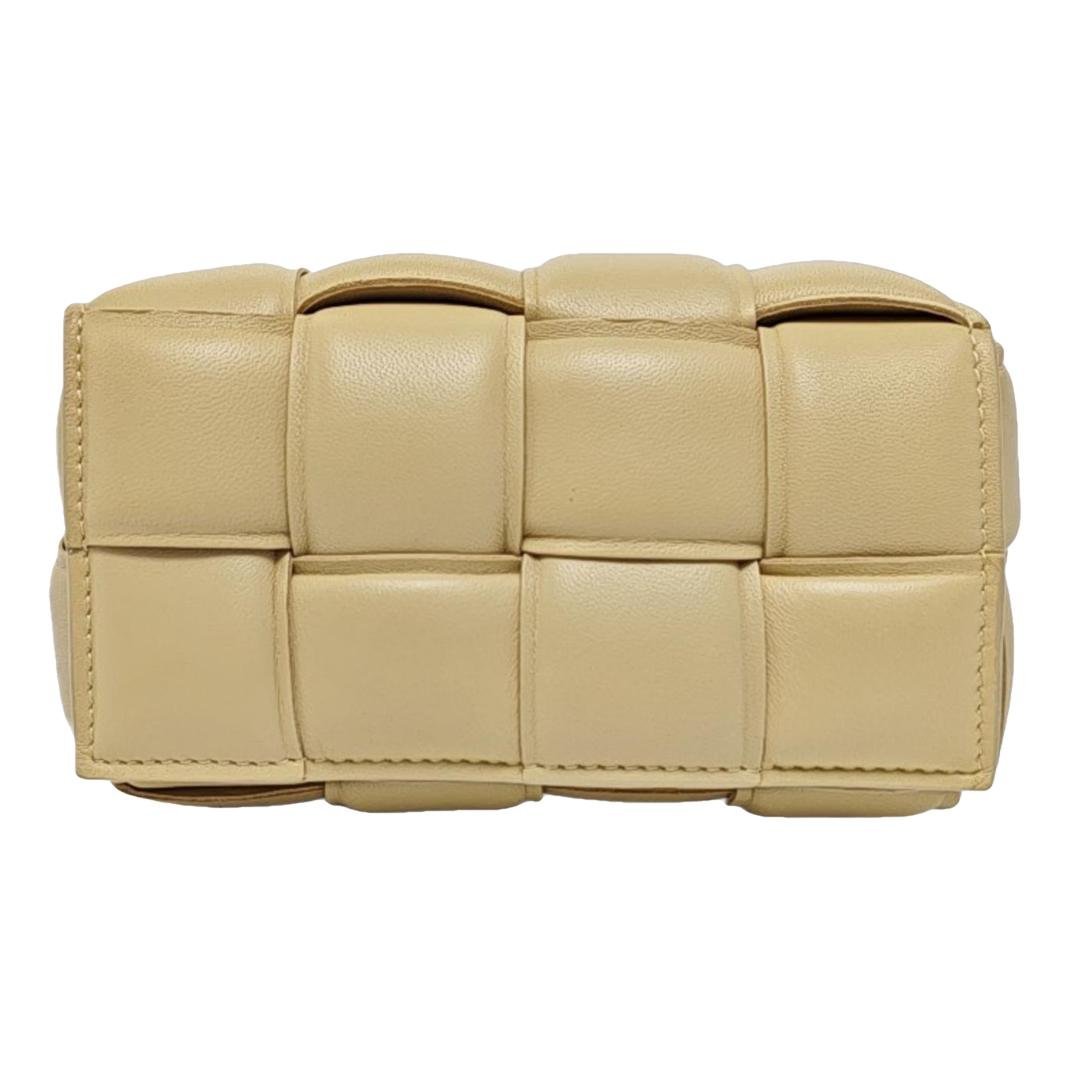 Cassette leather handbag