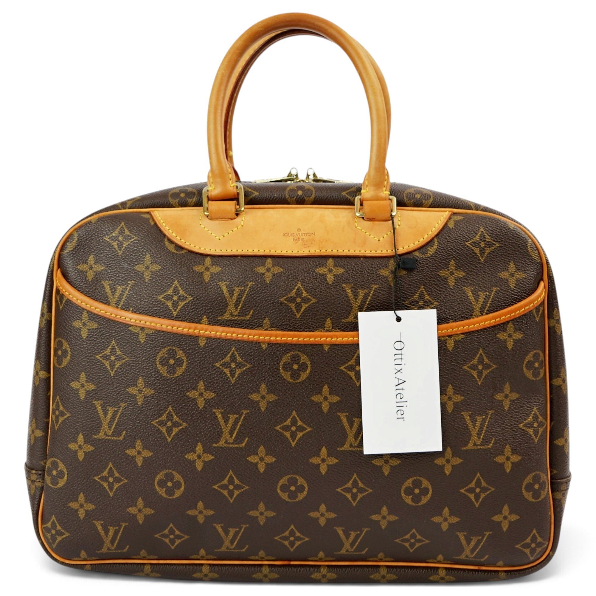 Deauville leather handbag