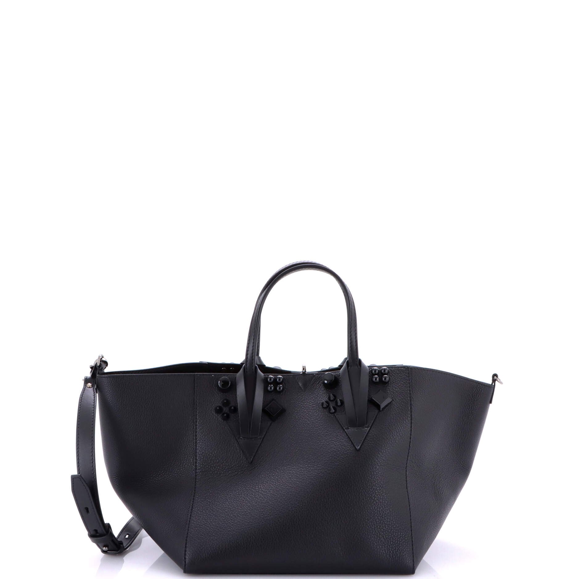 Christian Louboutin Cabachic Tote Studded Leather Small