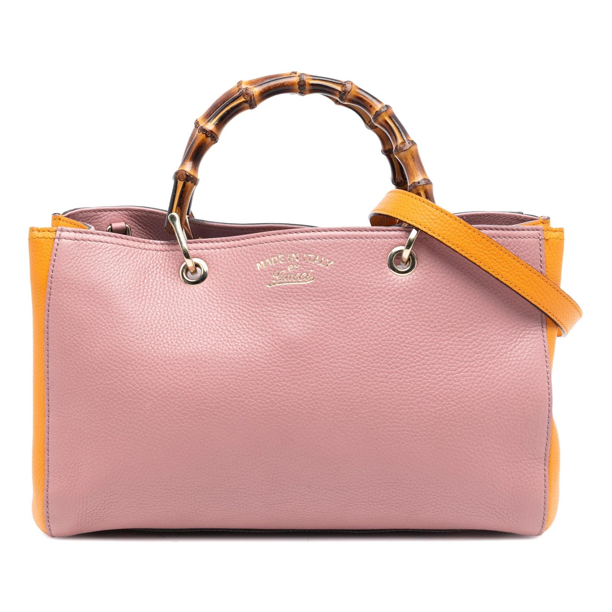 Bamboo pony-style calfskin satchel