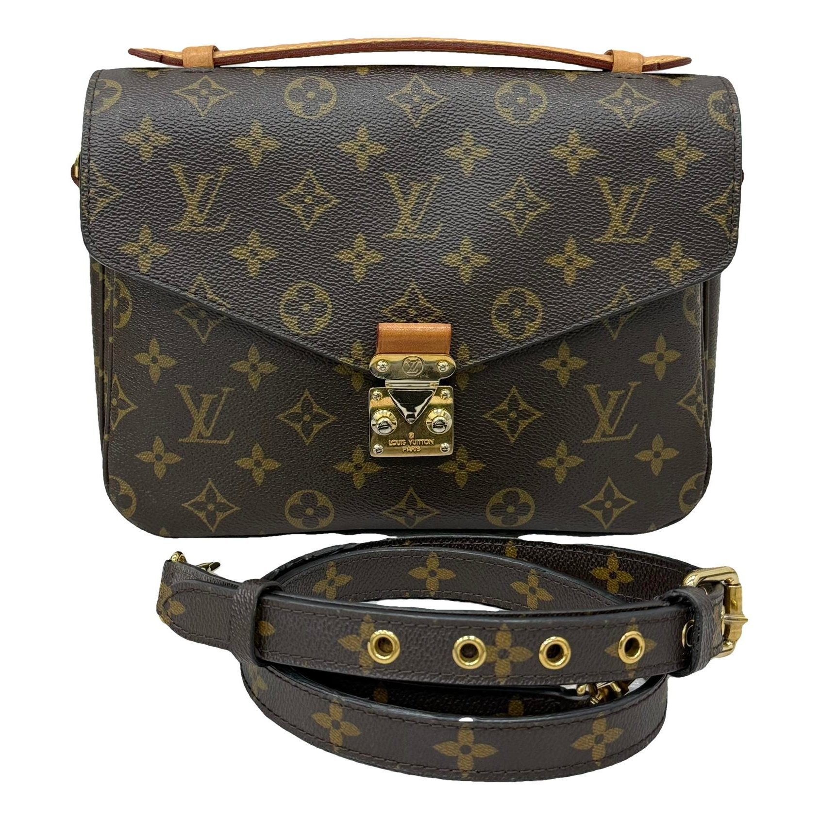Metis leather handbag