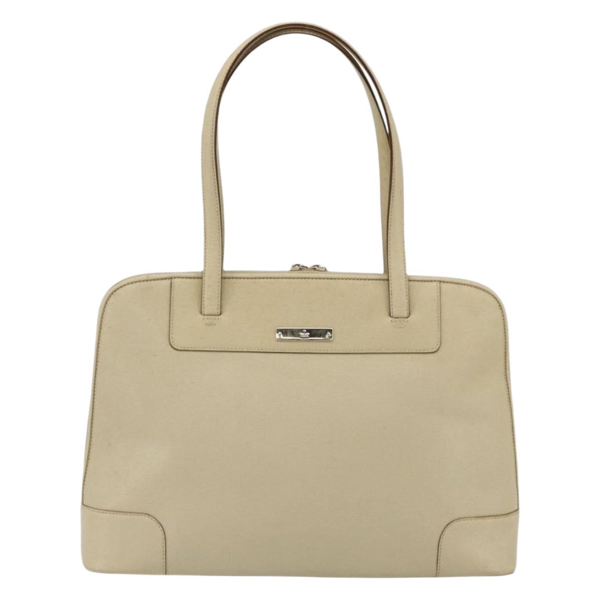 Leather tote