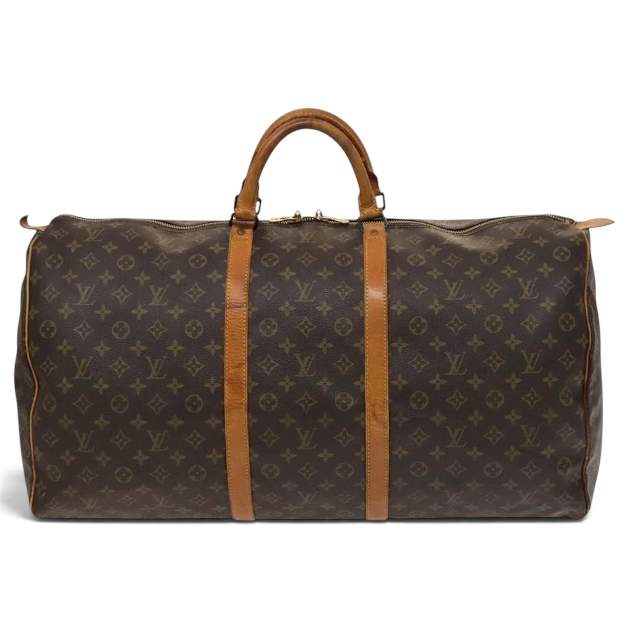 Leather bowling bag