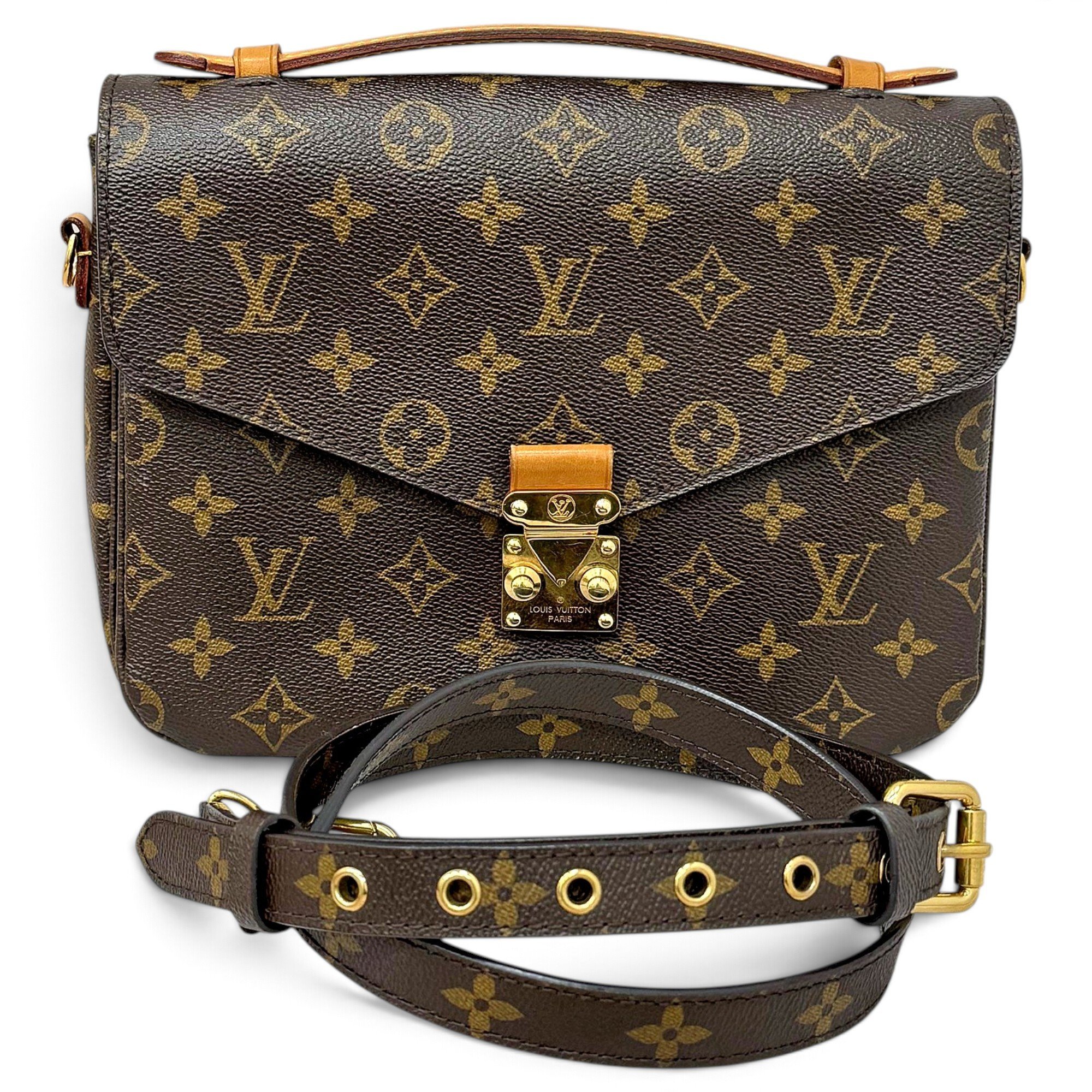 Metis leather handbag