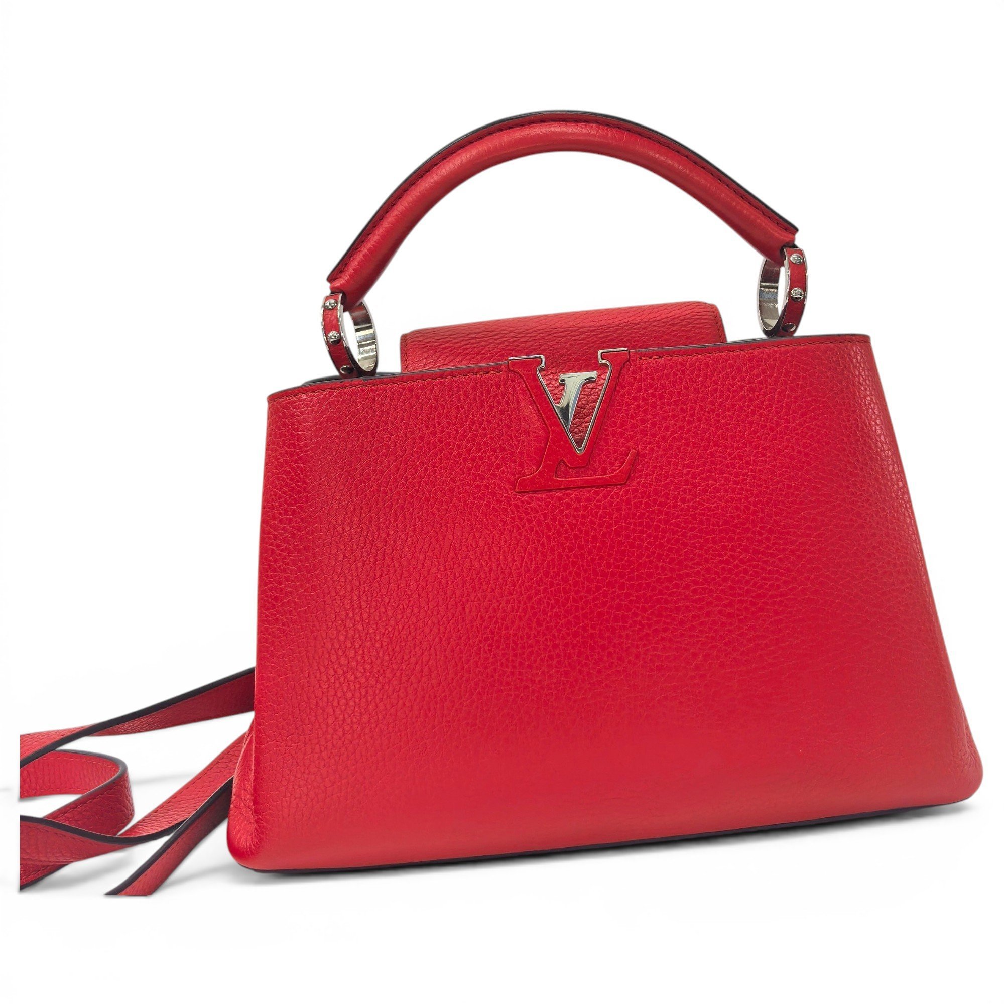 Capucines leather handbag